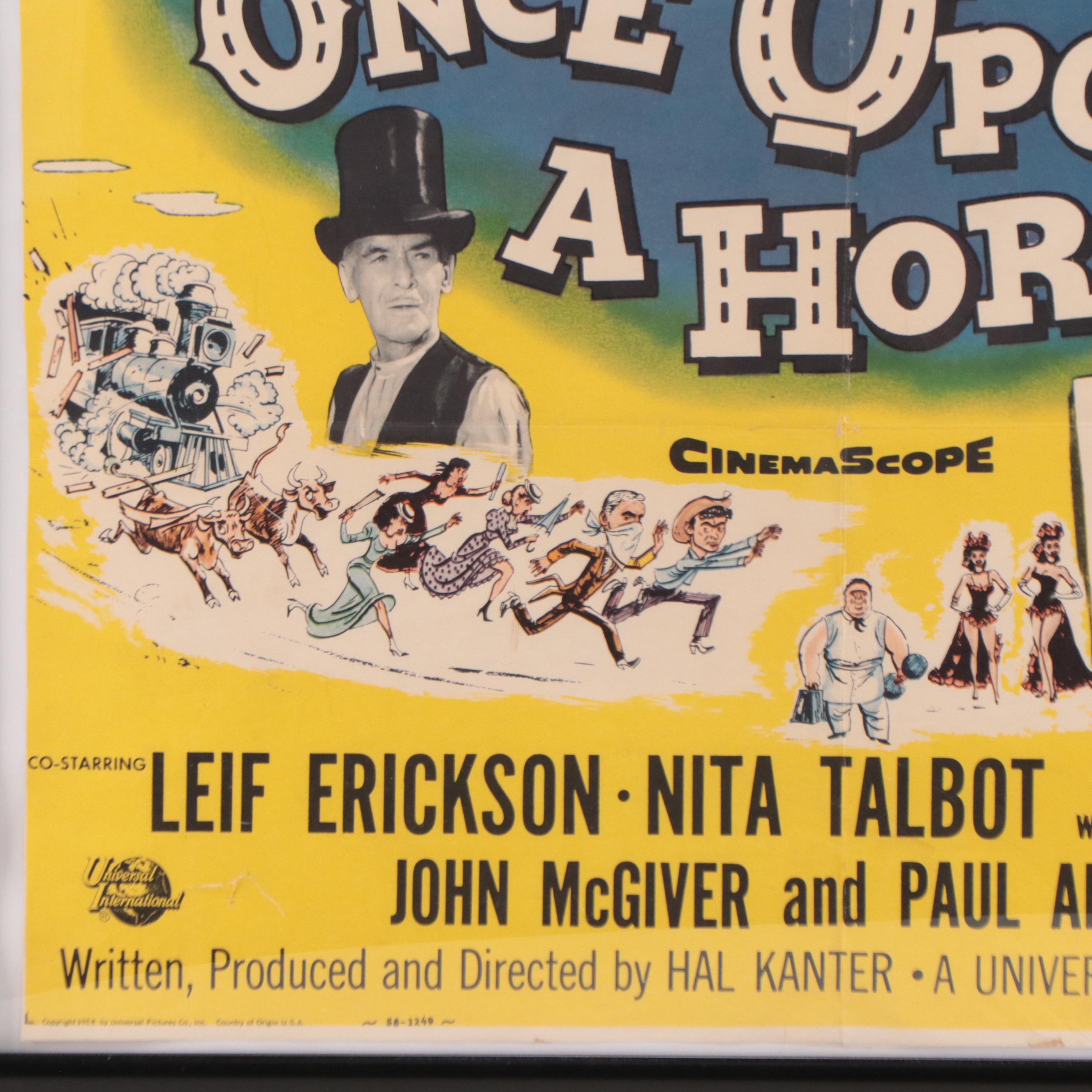 "Once Upon a Horse" Theatrical Release Poster, 1958