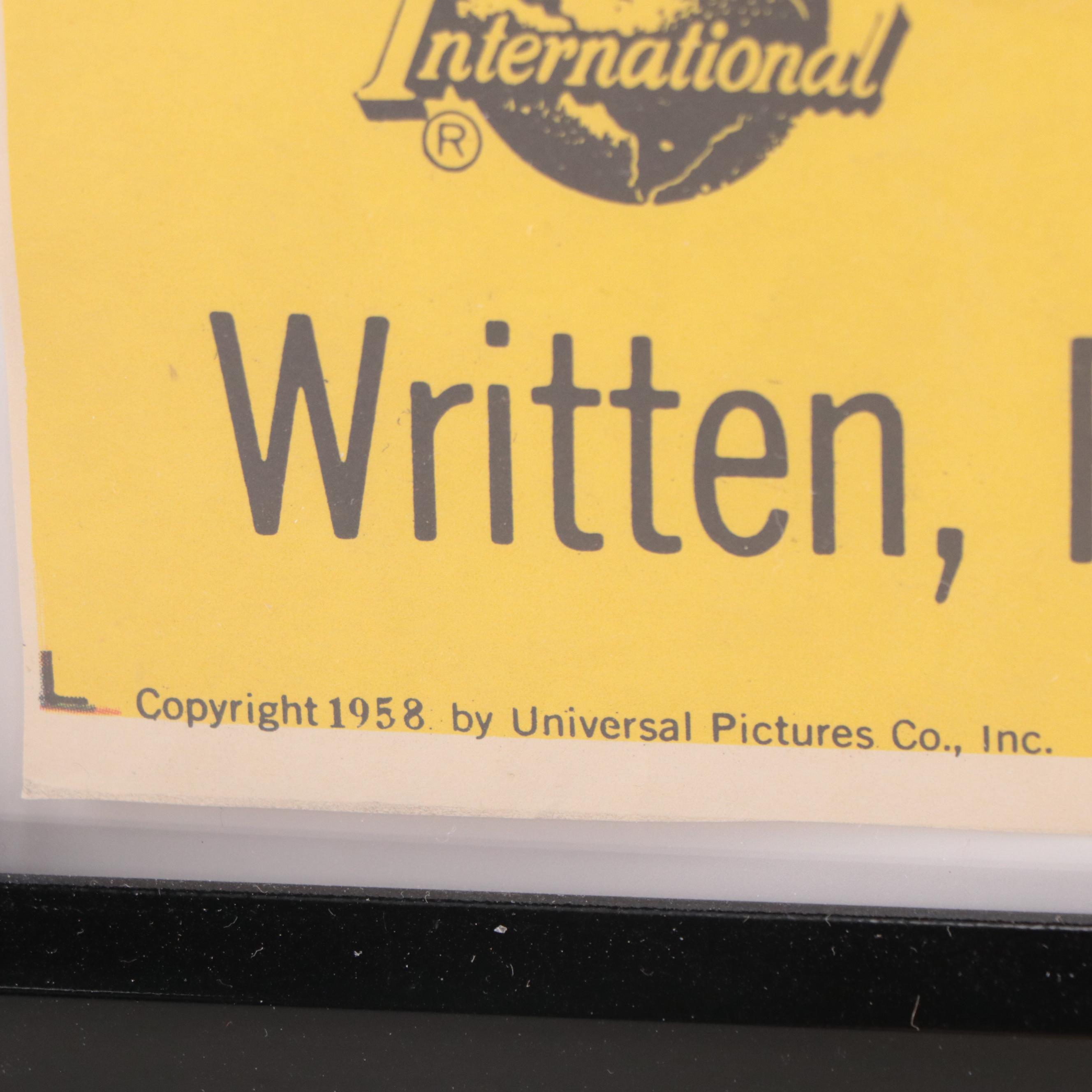 "Once Upon a Horse" Theatrical Release Poster, 1958