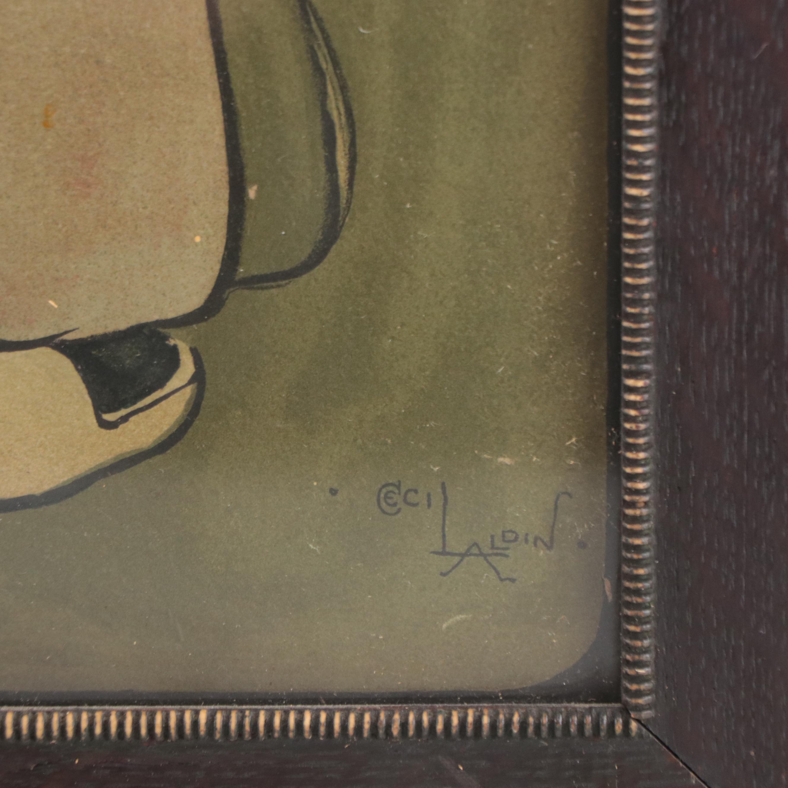 Cecil Aldin Lithograph of Dutch Children