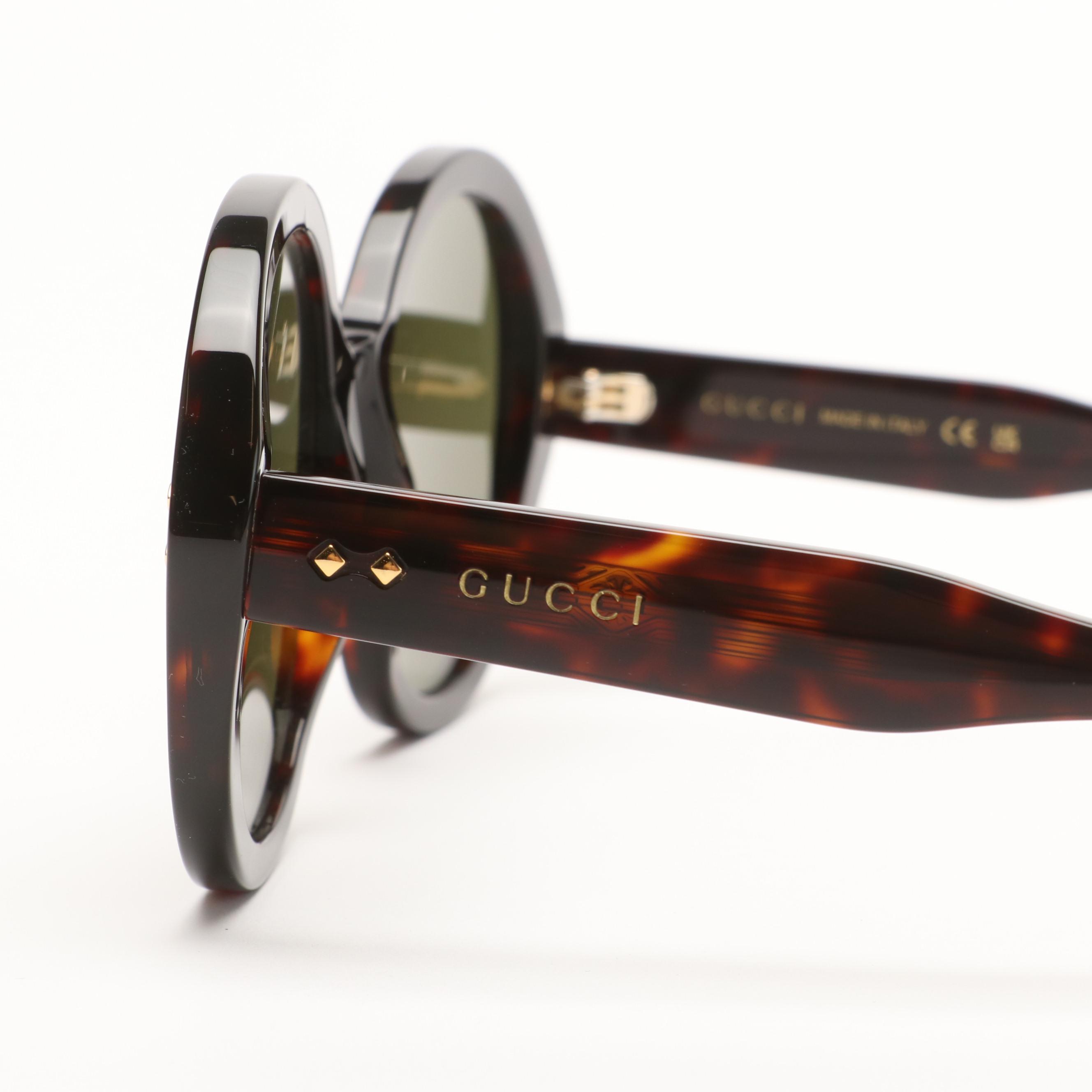 Gucci GG1081S Round Sunglasses with Soft Case