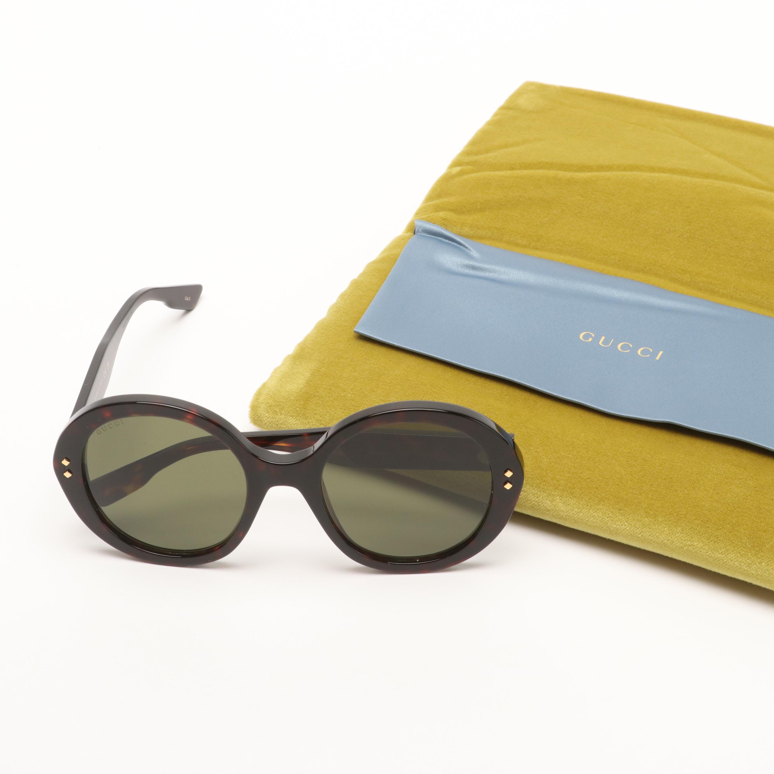 Gucci GG1081S Round Sunglasses with Soft Case