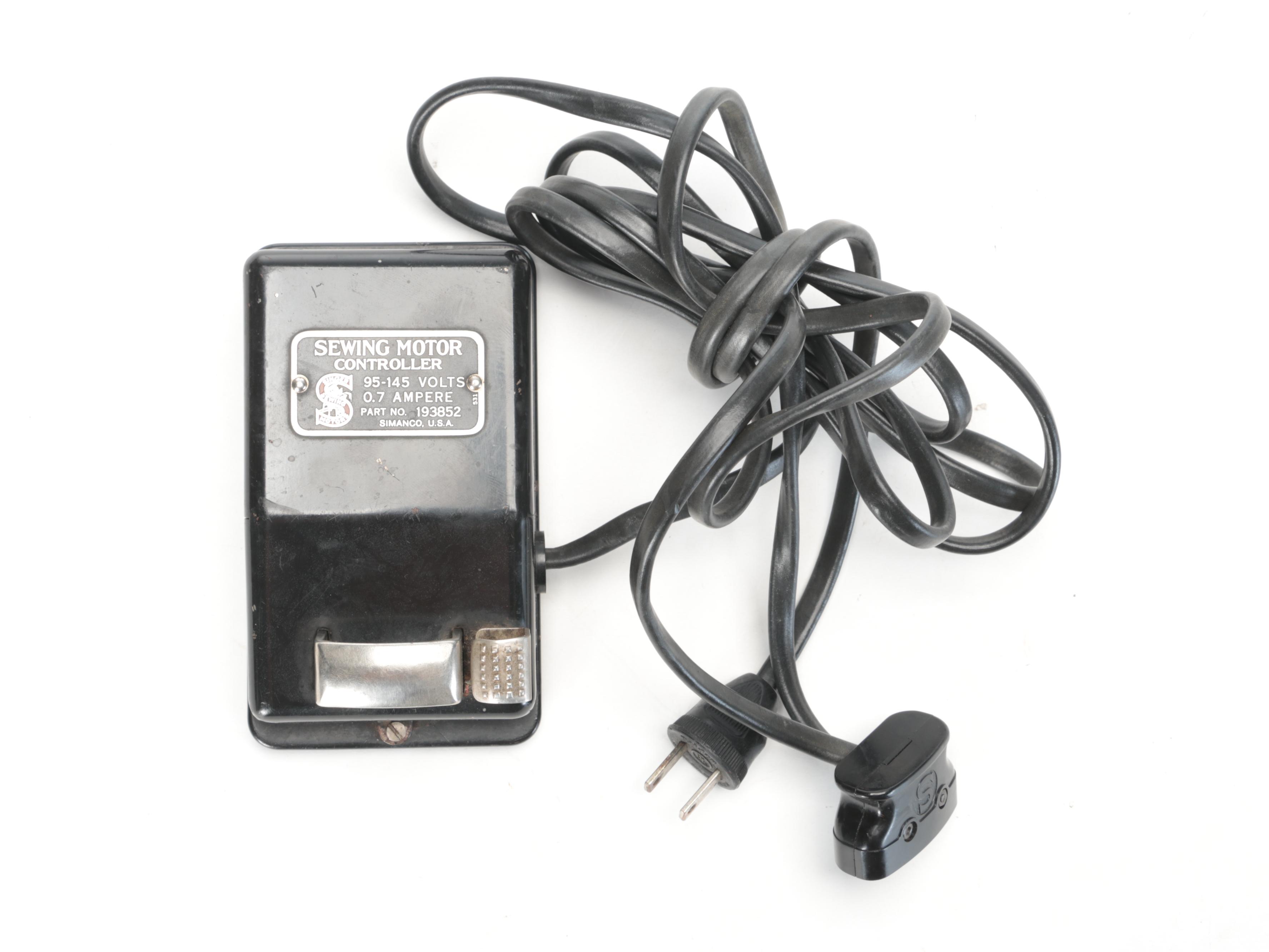 Singer Sewing Machine with Accessories, 1935