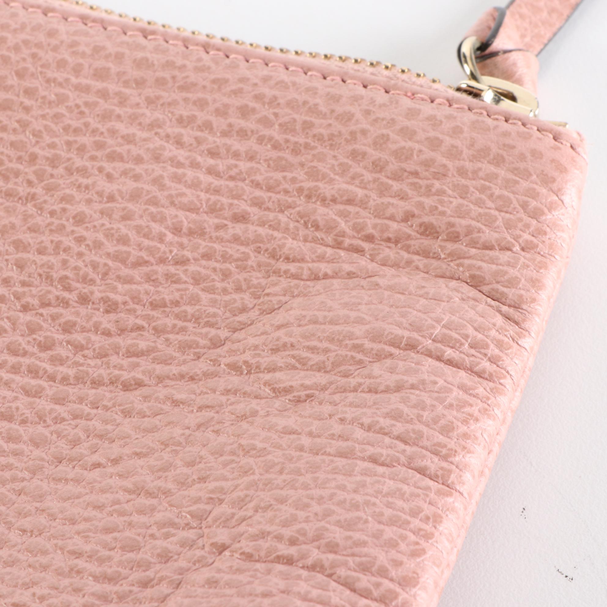 Gucci Zip Clutch/Pouch in Grain Leather