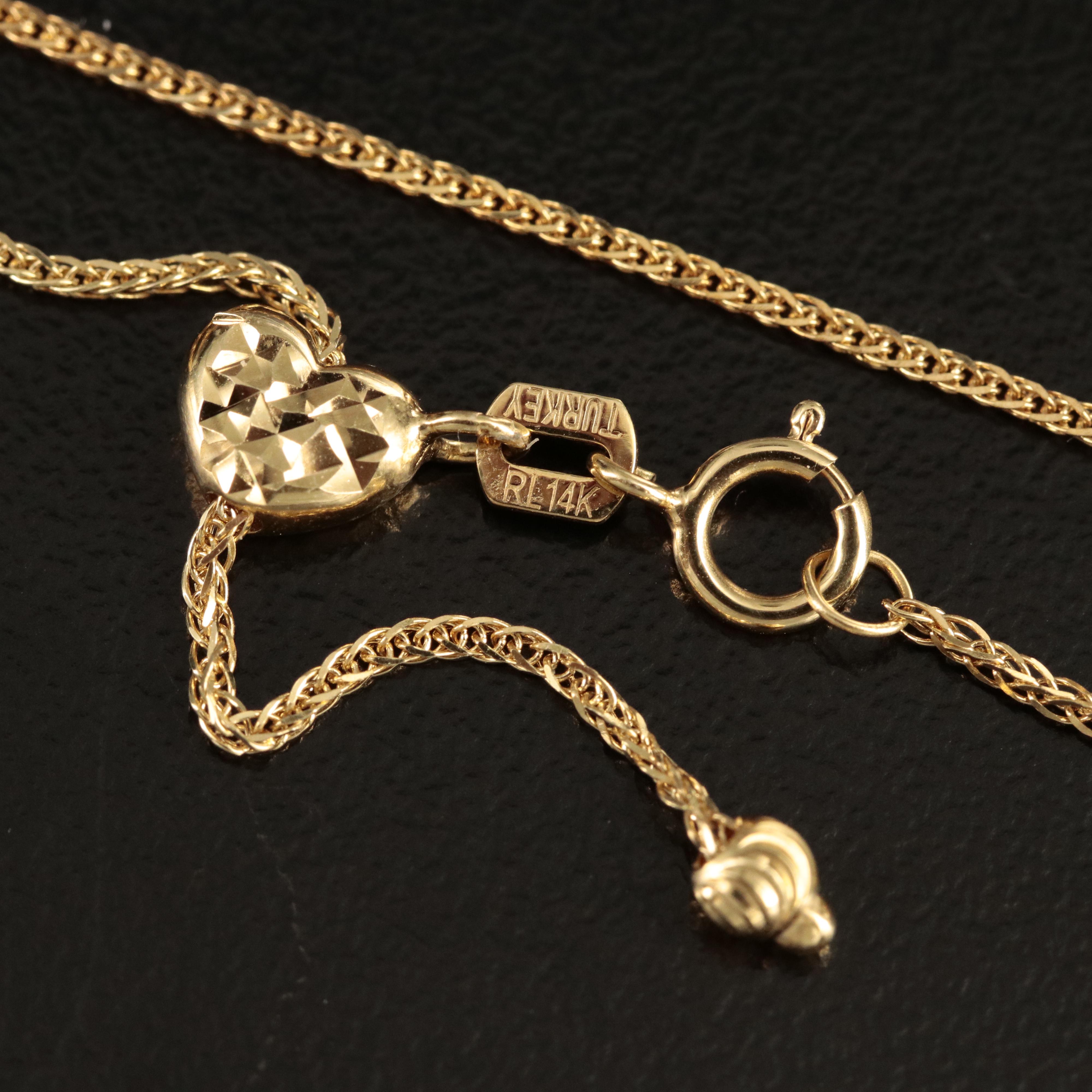 14K Foxtail Chain Necklace