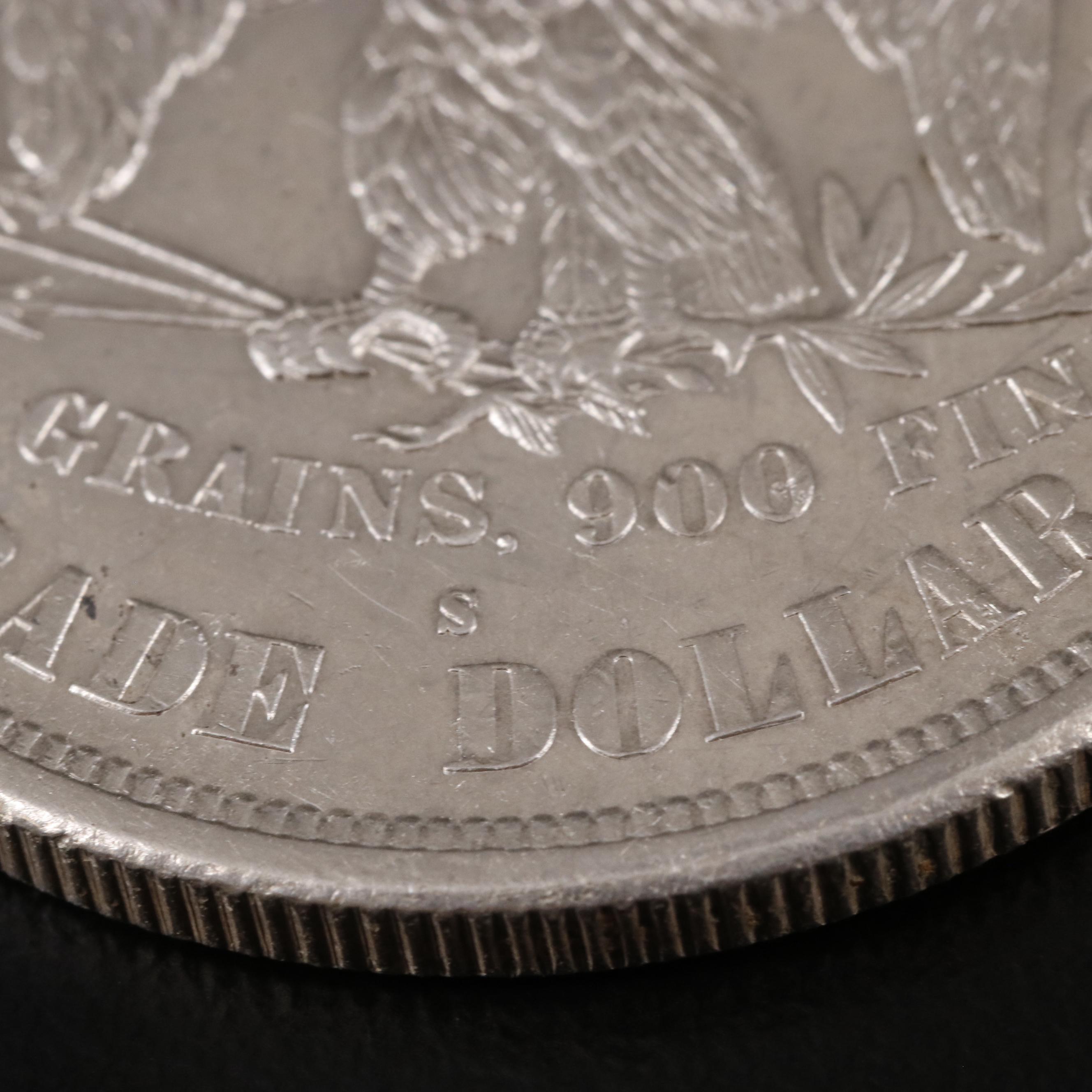 1874-S Trade Silver Dollar