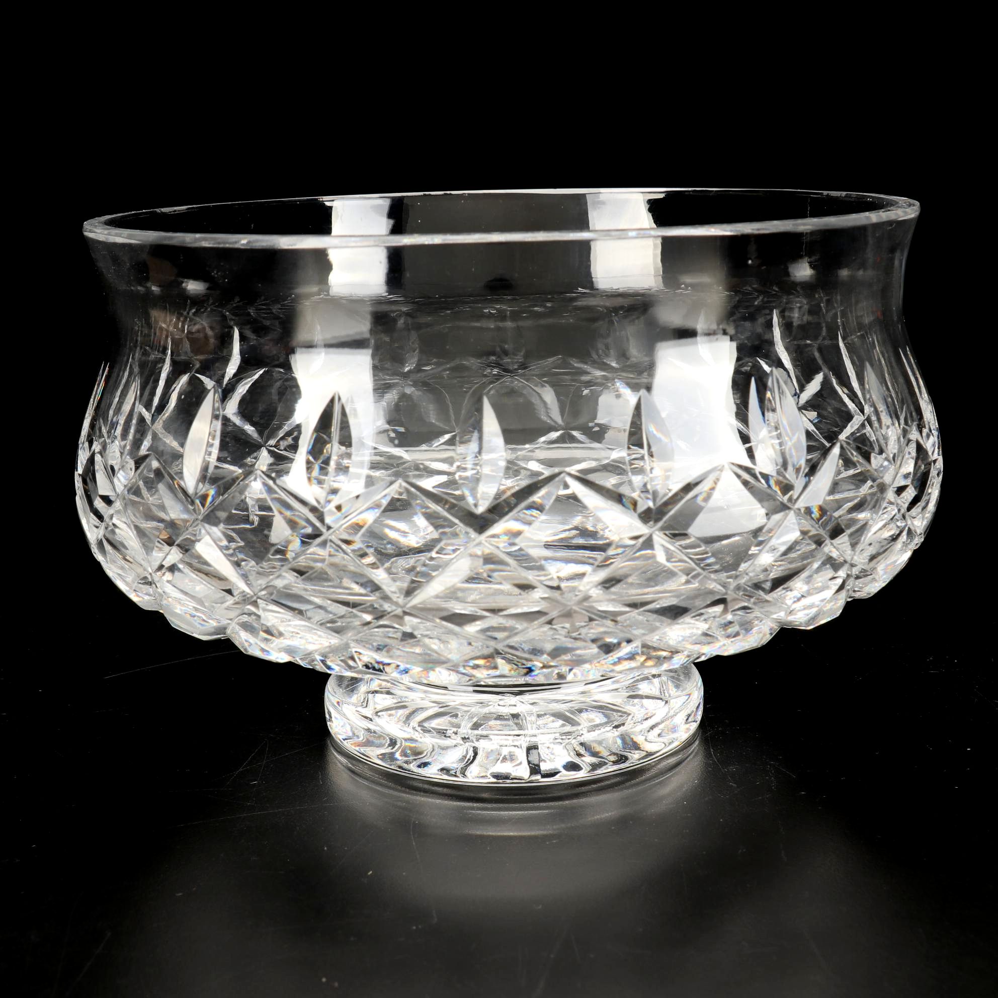 Waterford Crystal "Lismore" Footed Centerpiece Bowl