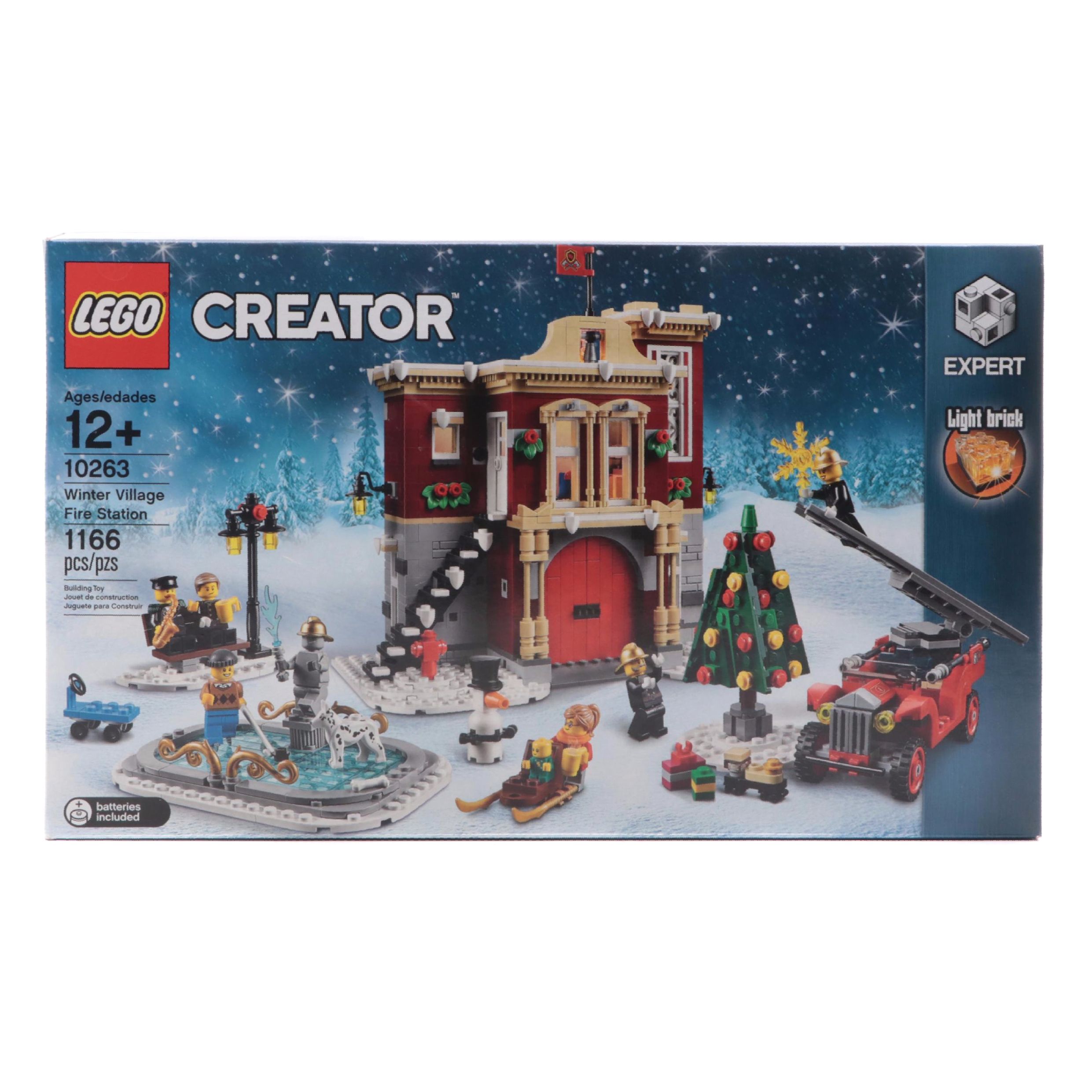 LEGO Winter Village Fire Station Set