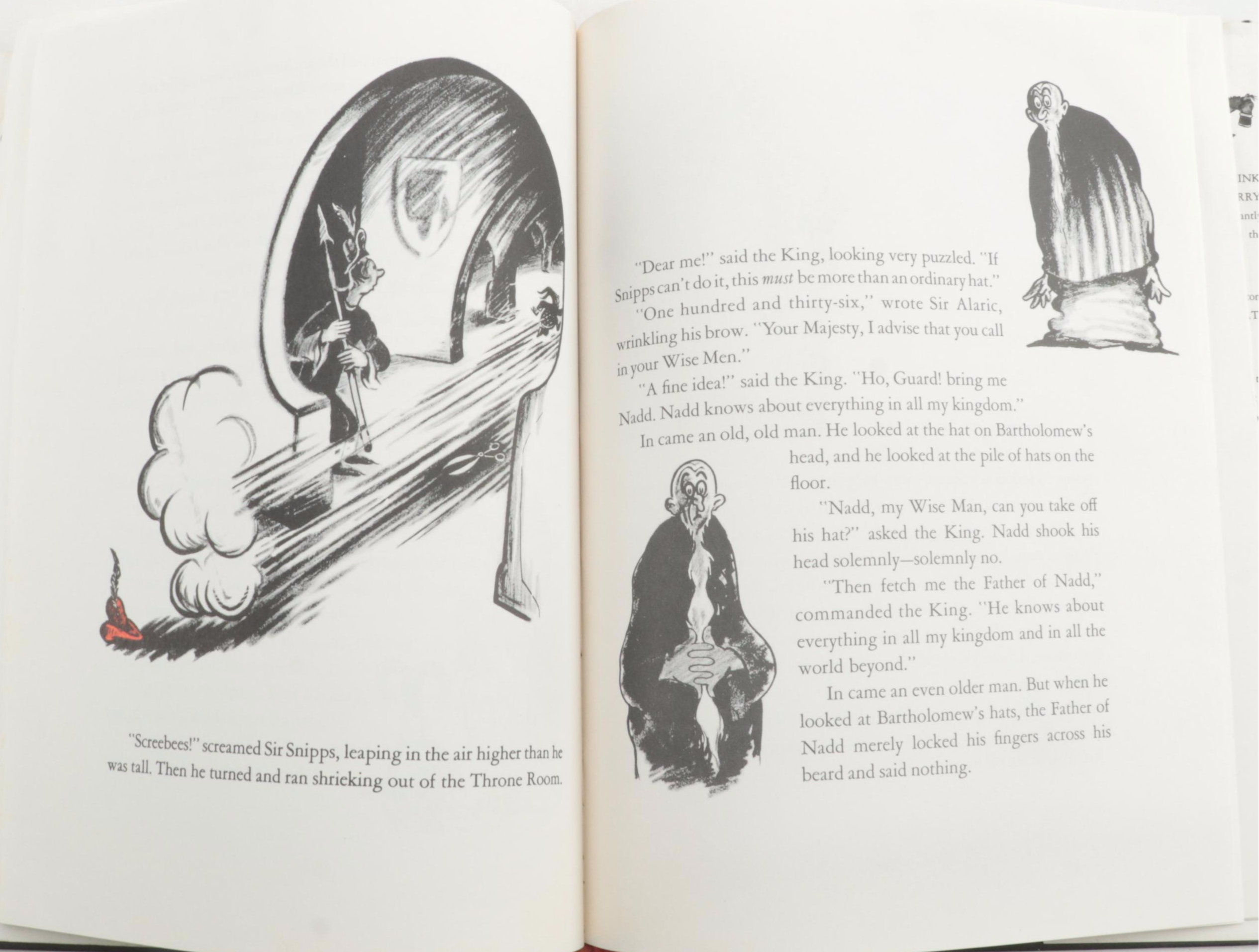 Early Printing "The 500 Hats of Bartholomew Cubbins" by Dr. Seuss, 1938