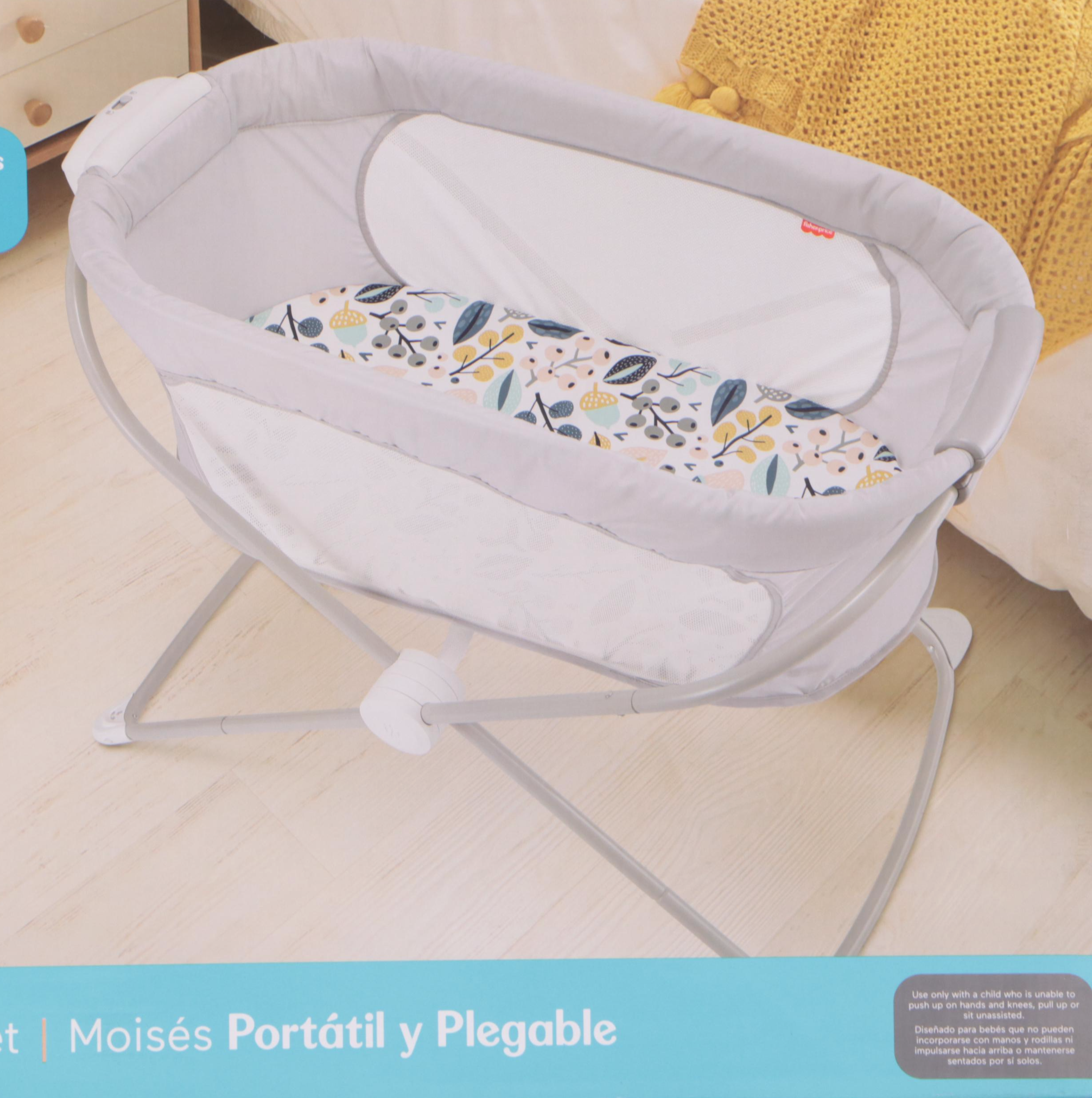 Fisher-Price Soothing View Folding Bassinet