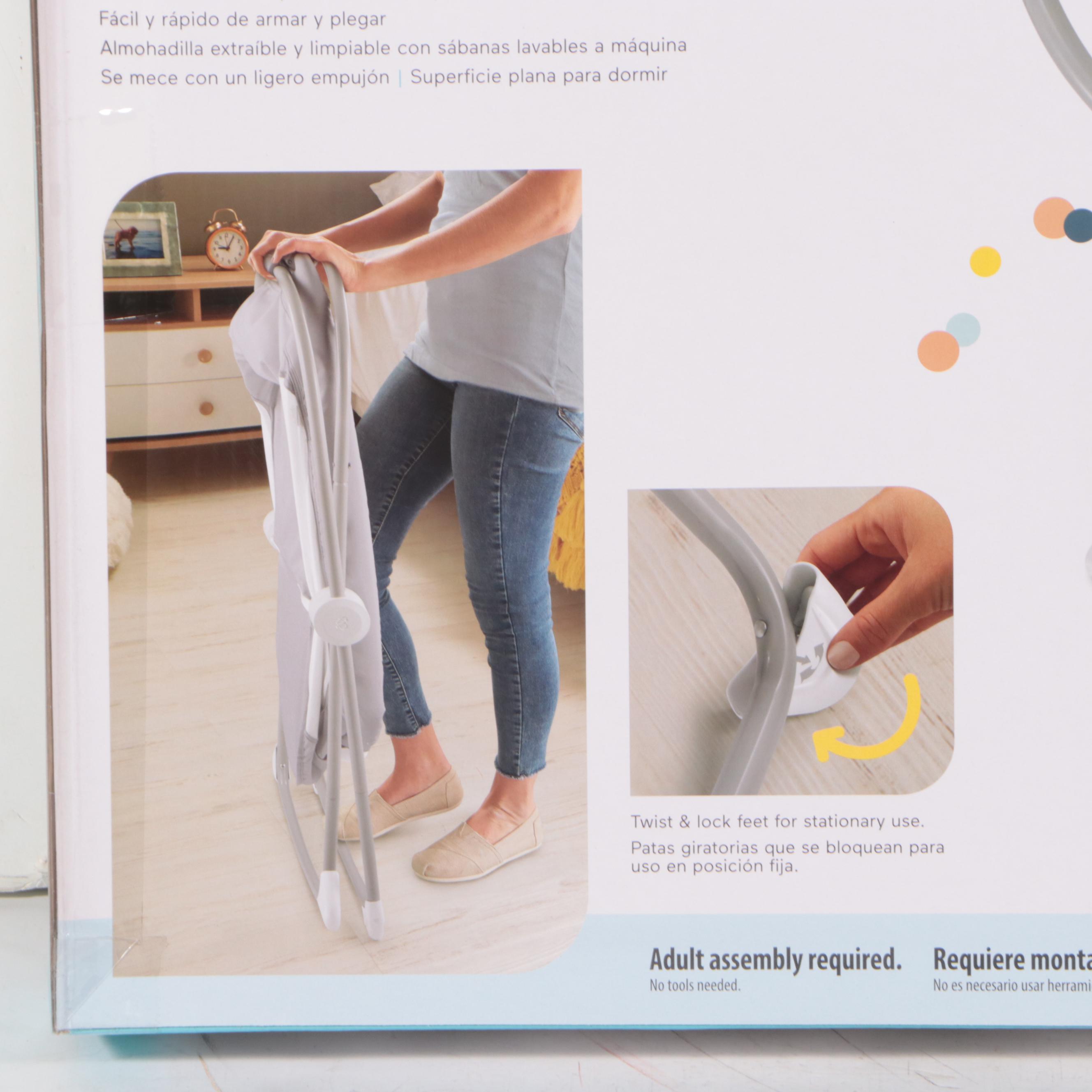 Fisher-Price Soothing View Folding Bassinet