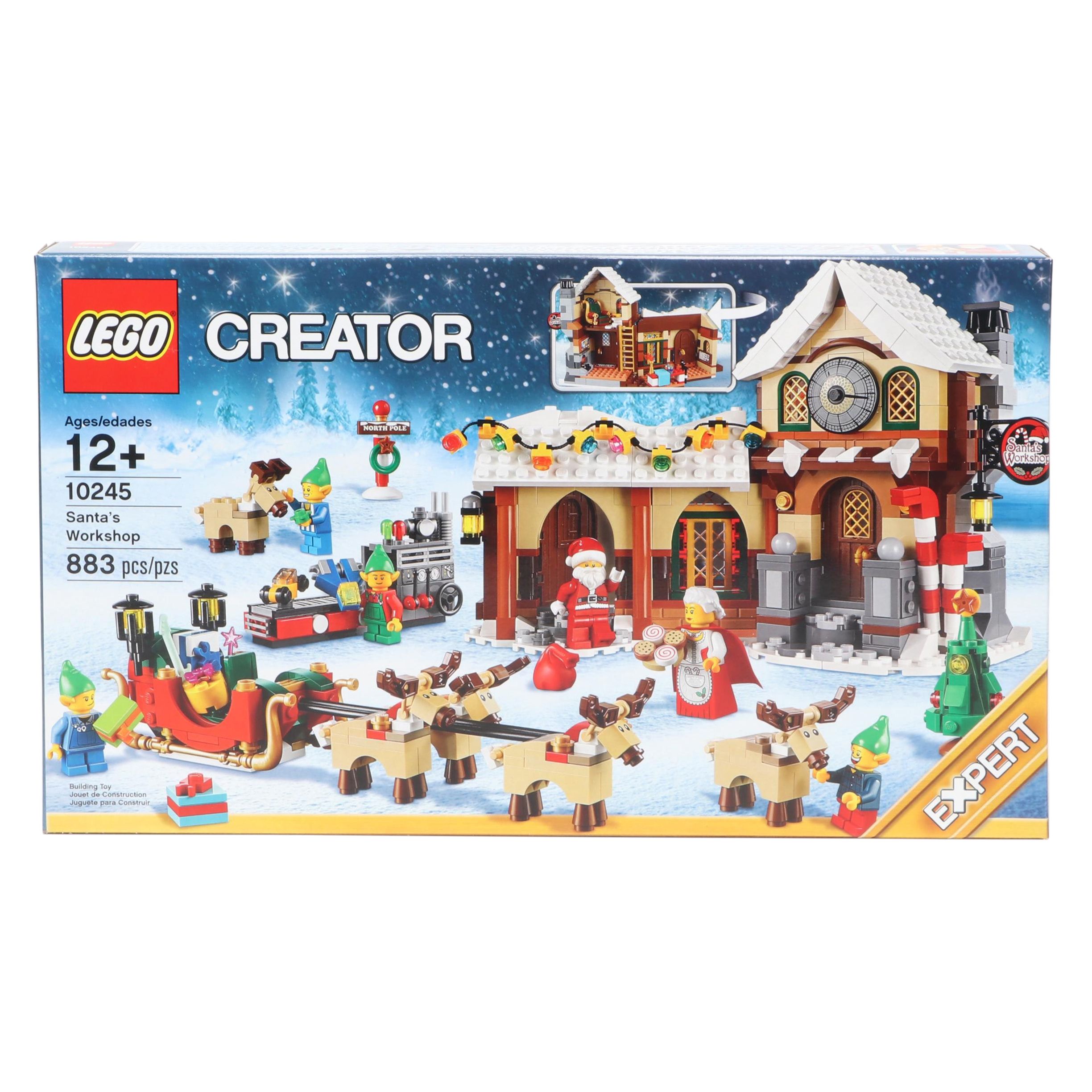 LEGO Creator "Santa's Workshop" Building Set With Accessories