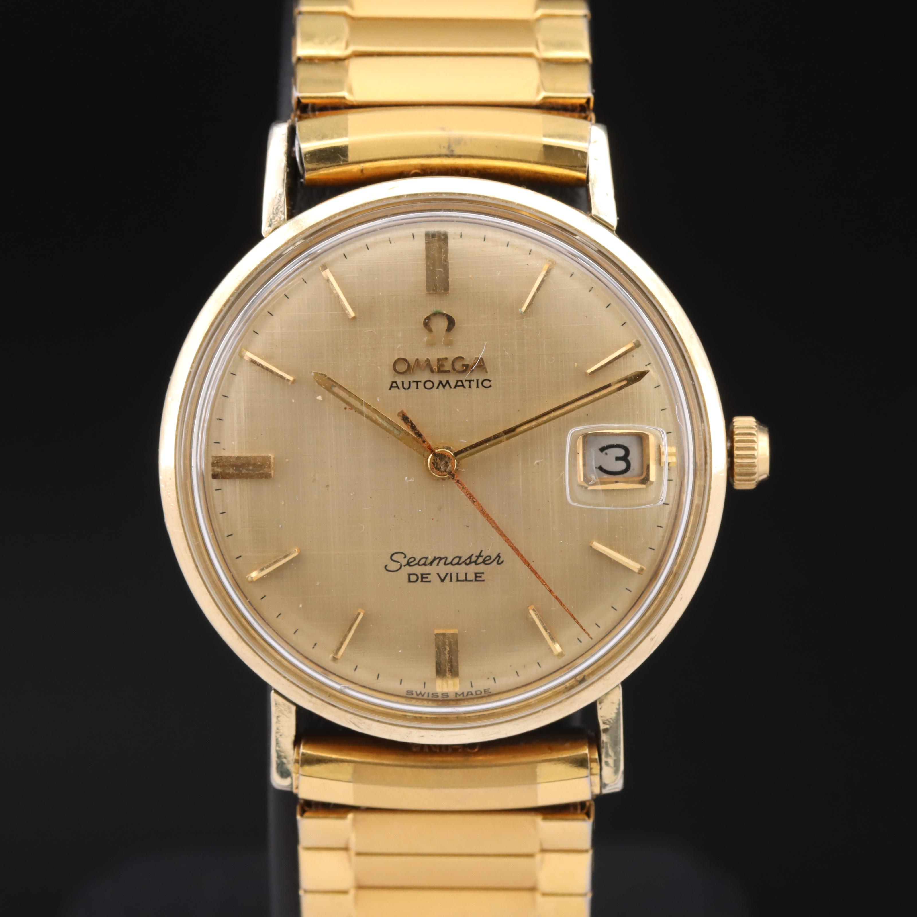 1960s Omega Seamaster Deville 14K Watch