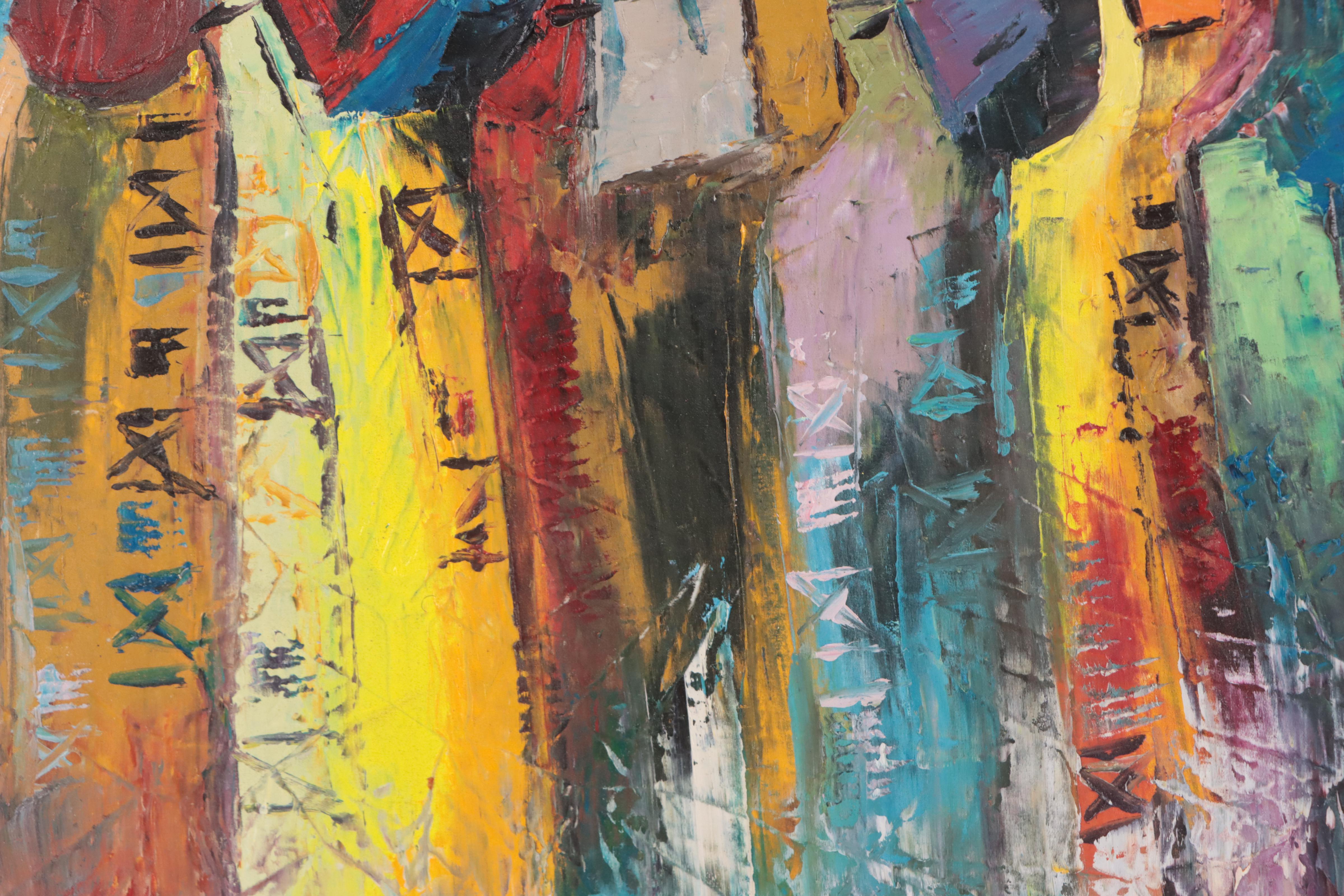 Bayo Ogundele Oil Painting "Mother's Day," 2023