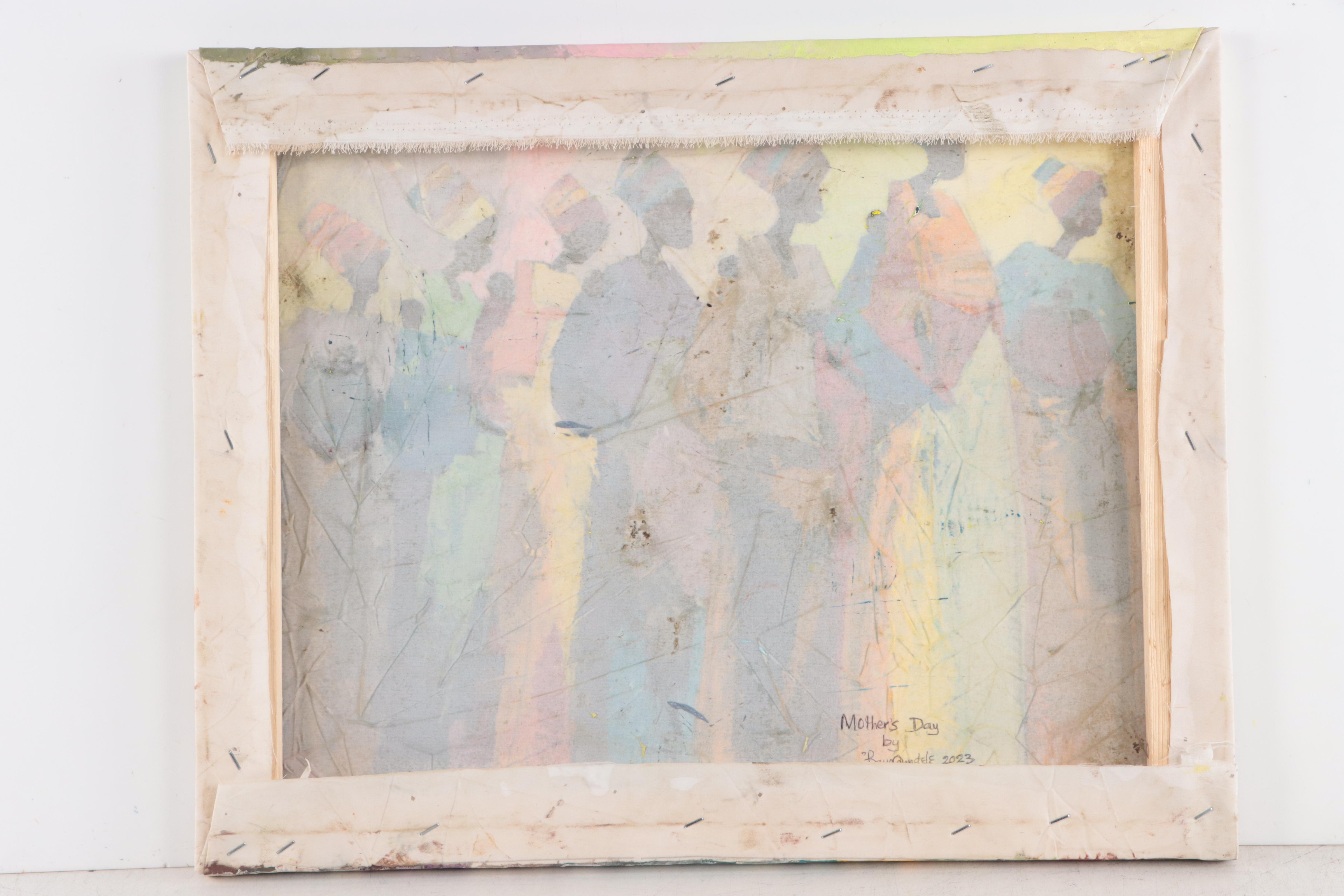 Bayo Ogundele Oil Painting "Mother's Day," 2023