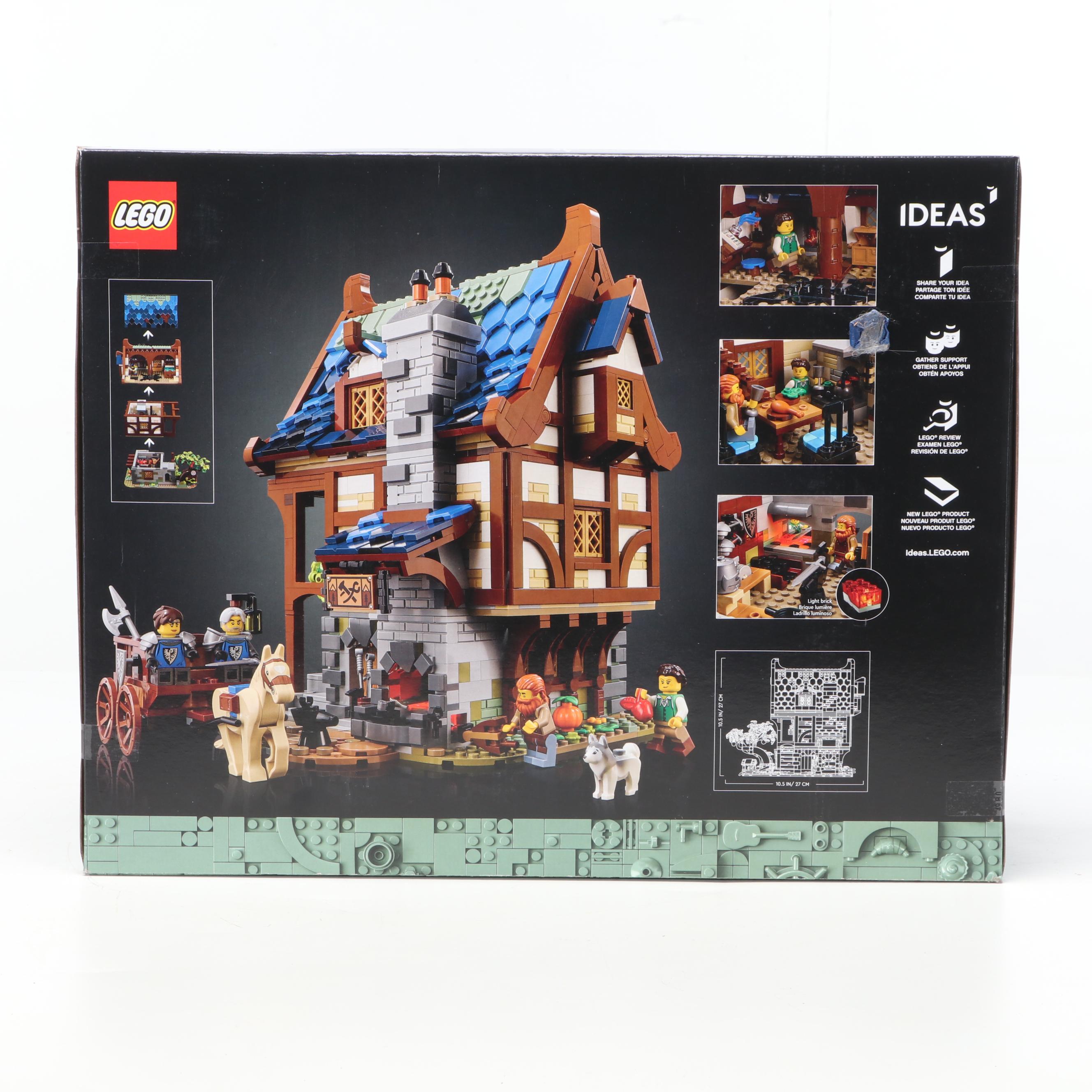 LEGO IDEAS Medieval Blacksmith Building Set