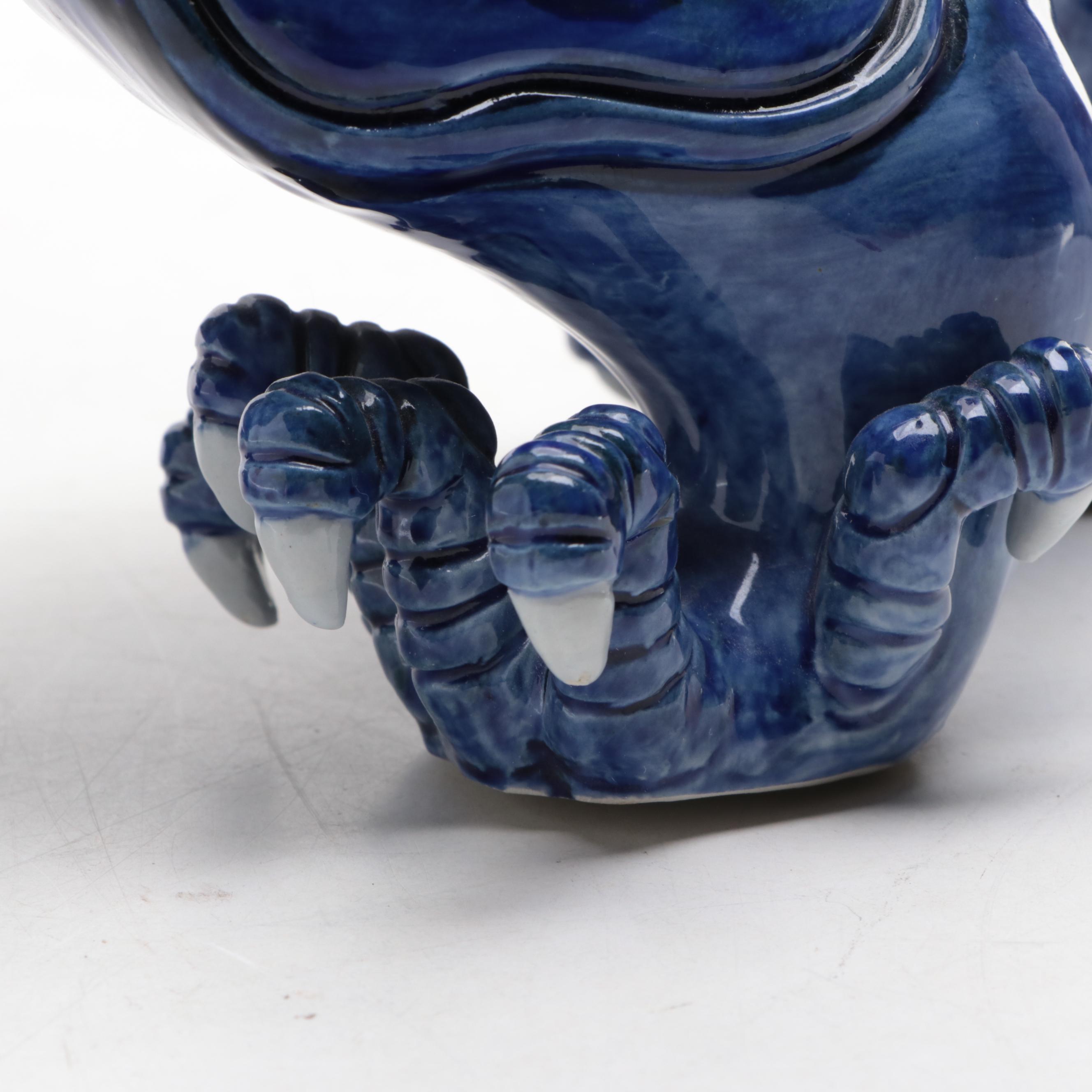 Chinese Porcelain Dragon Figure