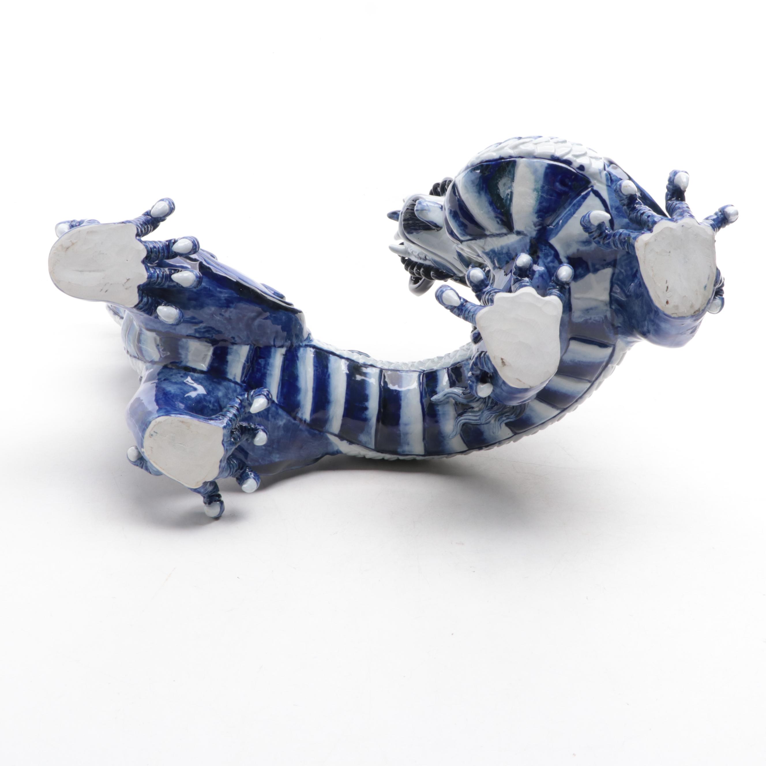 Chinese Porcelain Dragon Figure