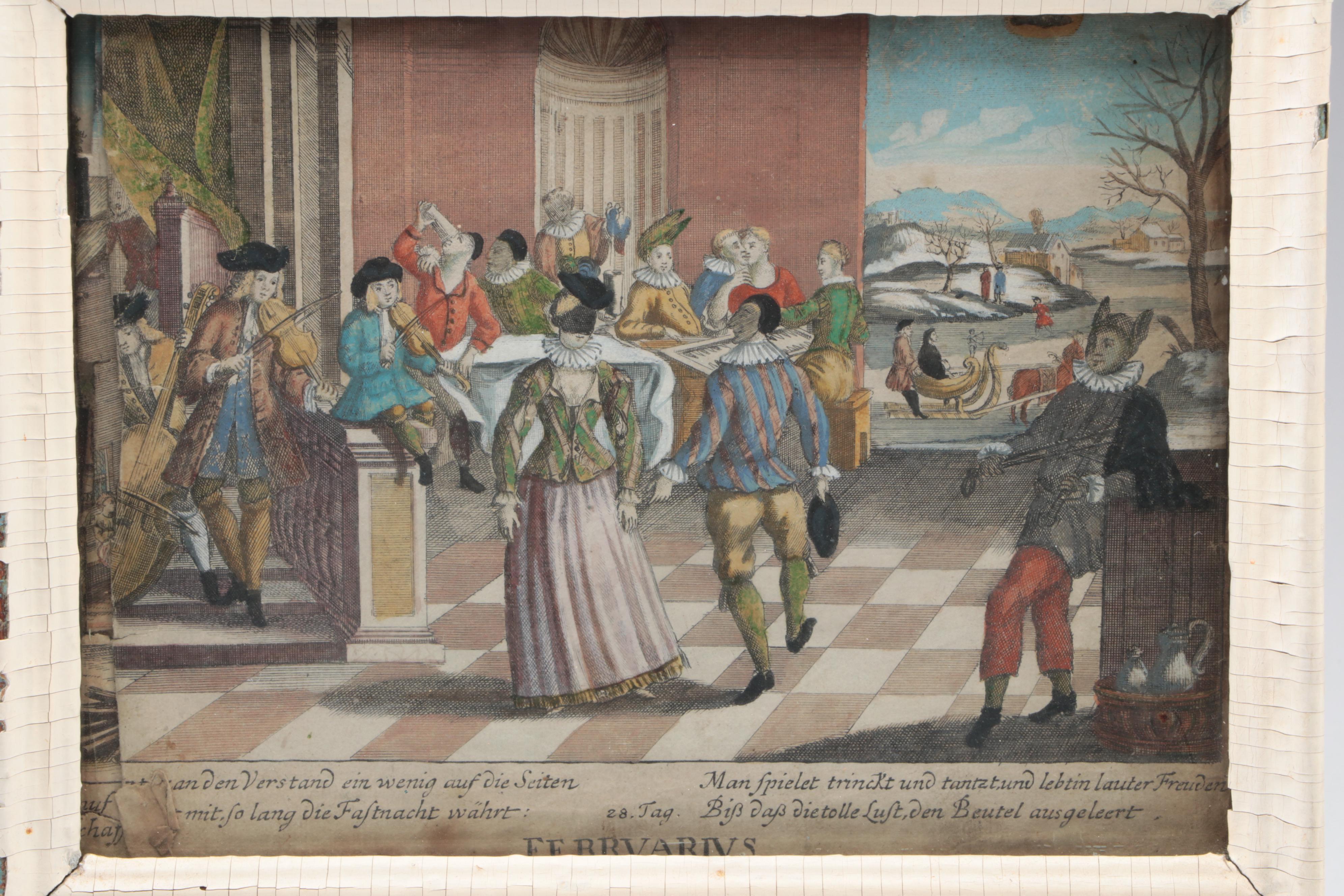 Southern German Perpetual Calendar, 18th Century