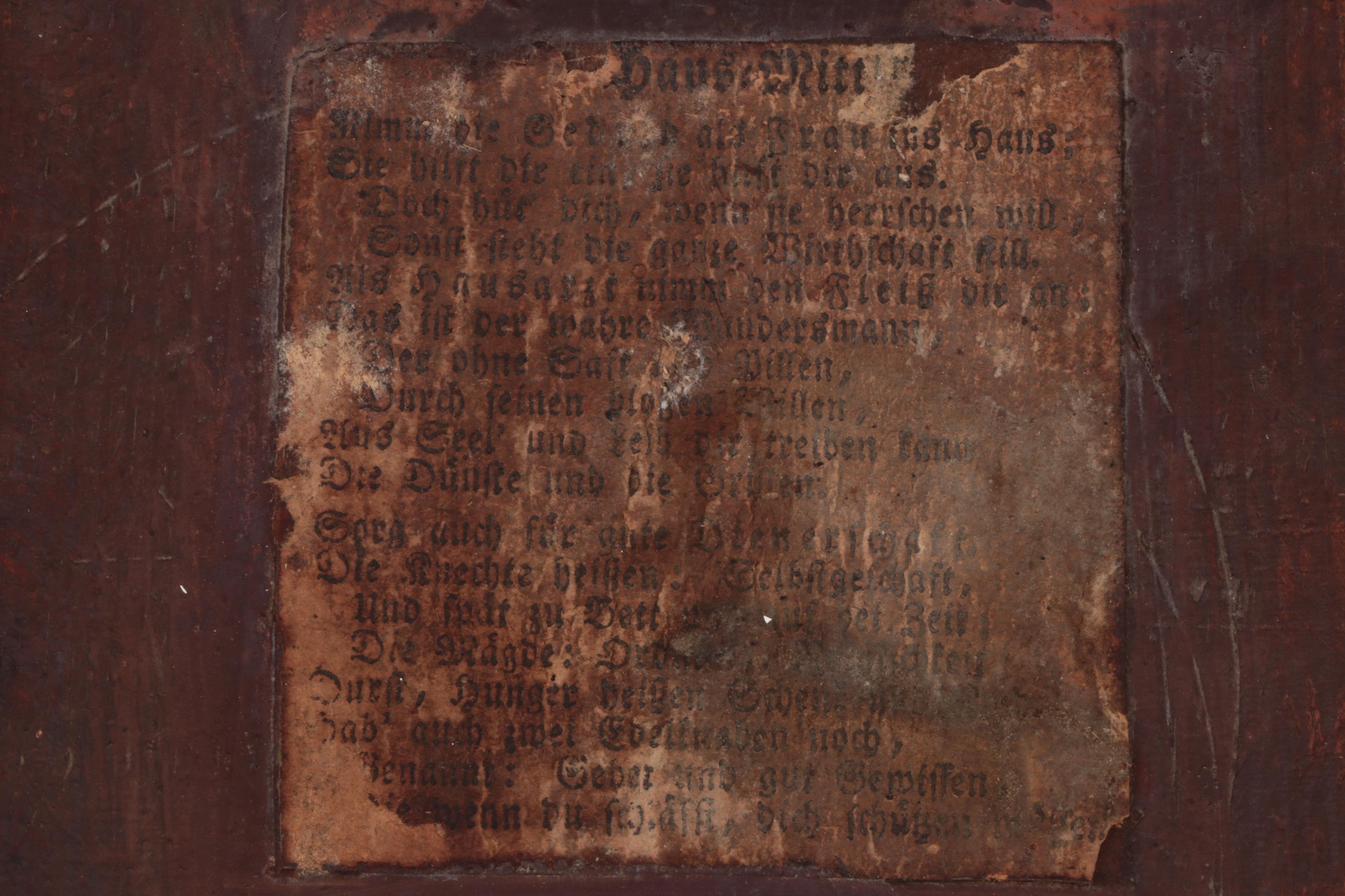 Southern German Perpetual Calendar, 18th Century