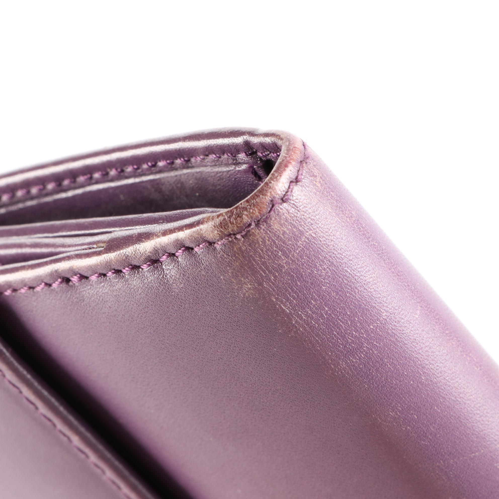 Gucci Jackie Piston Clasp Wallet in Leather with Box