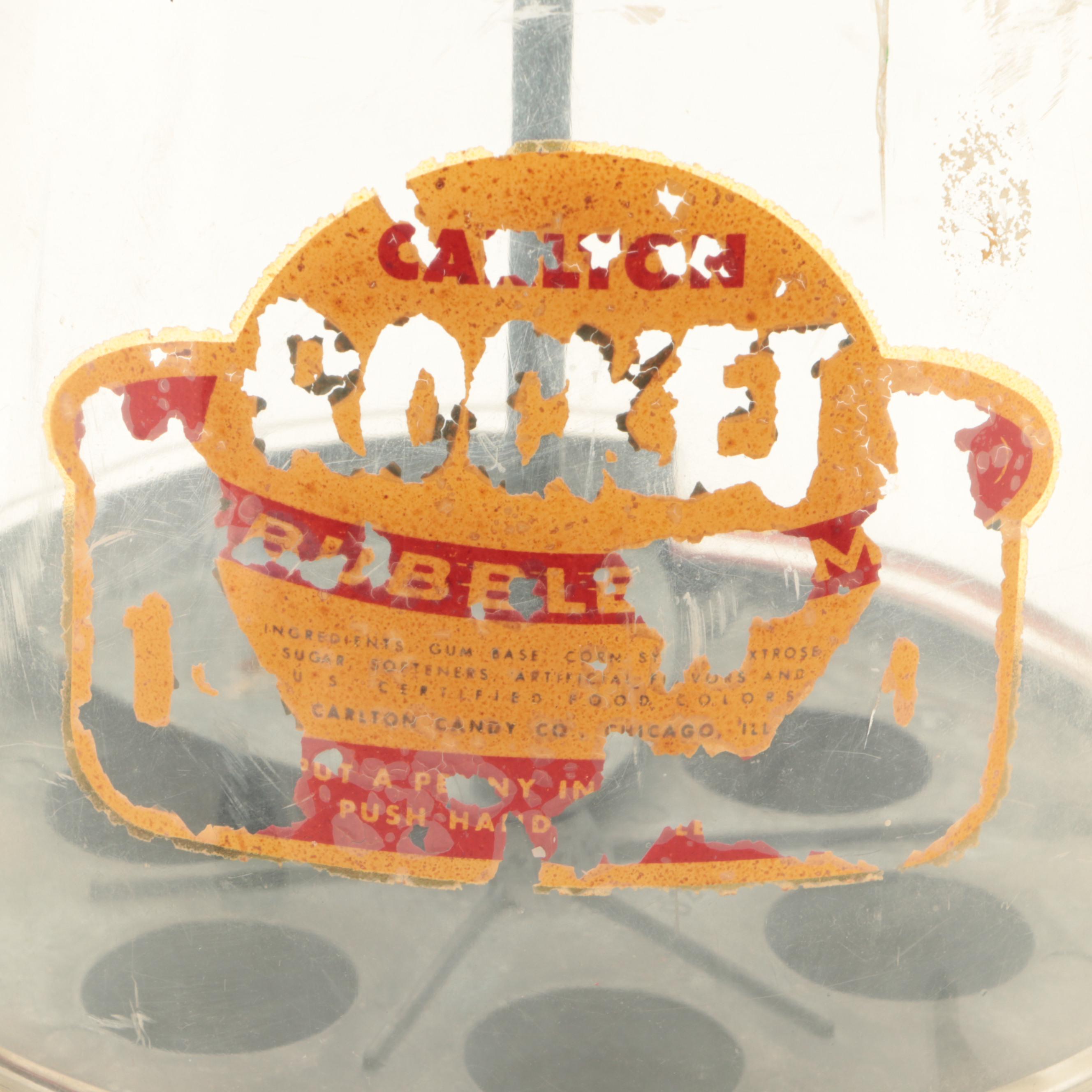 Carlton Rocket Bubble Gum Machine, Mid-20th Century