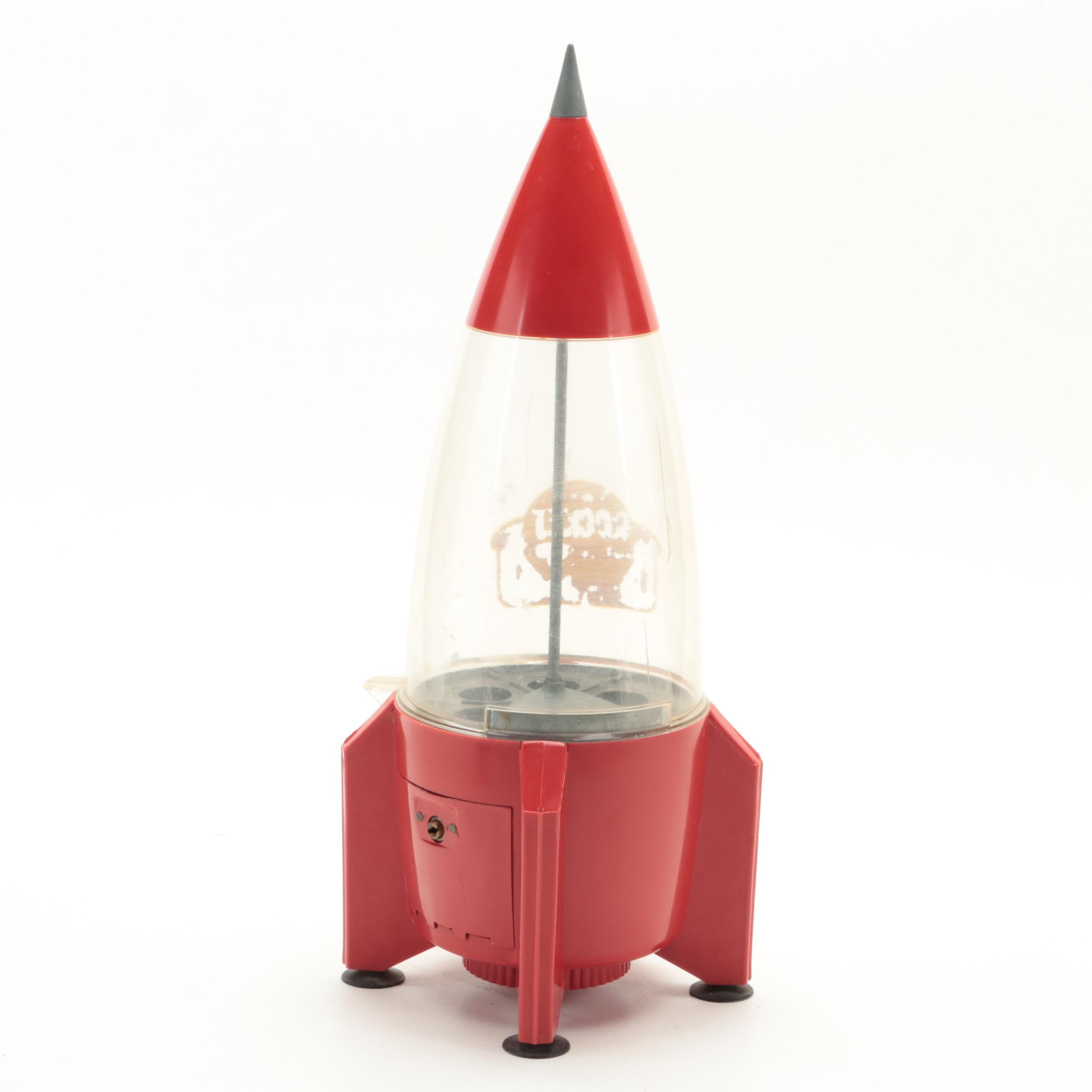 Carlton Rocket Bubble Gum Machine, Mid-20th Century