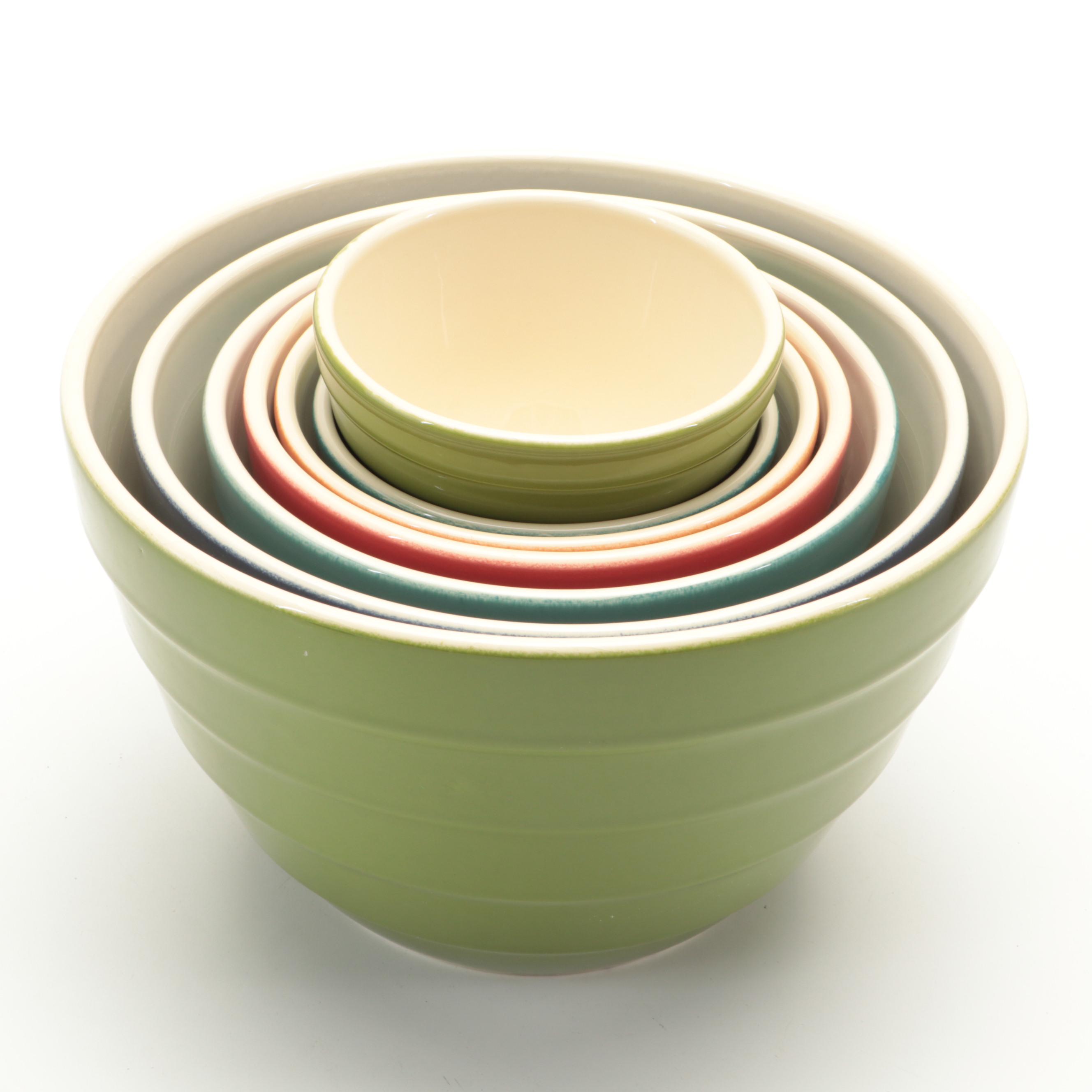 Crate and Barrel "Parker" Nesting Bowls, 2008-2012