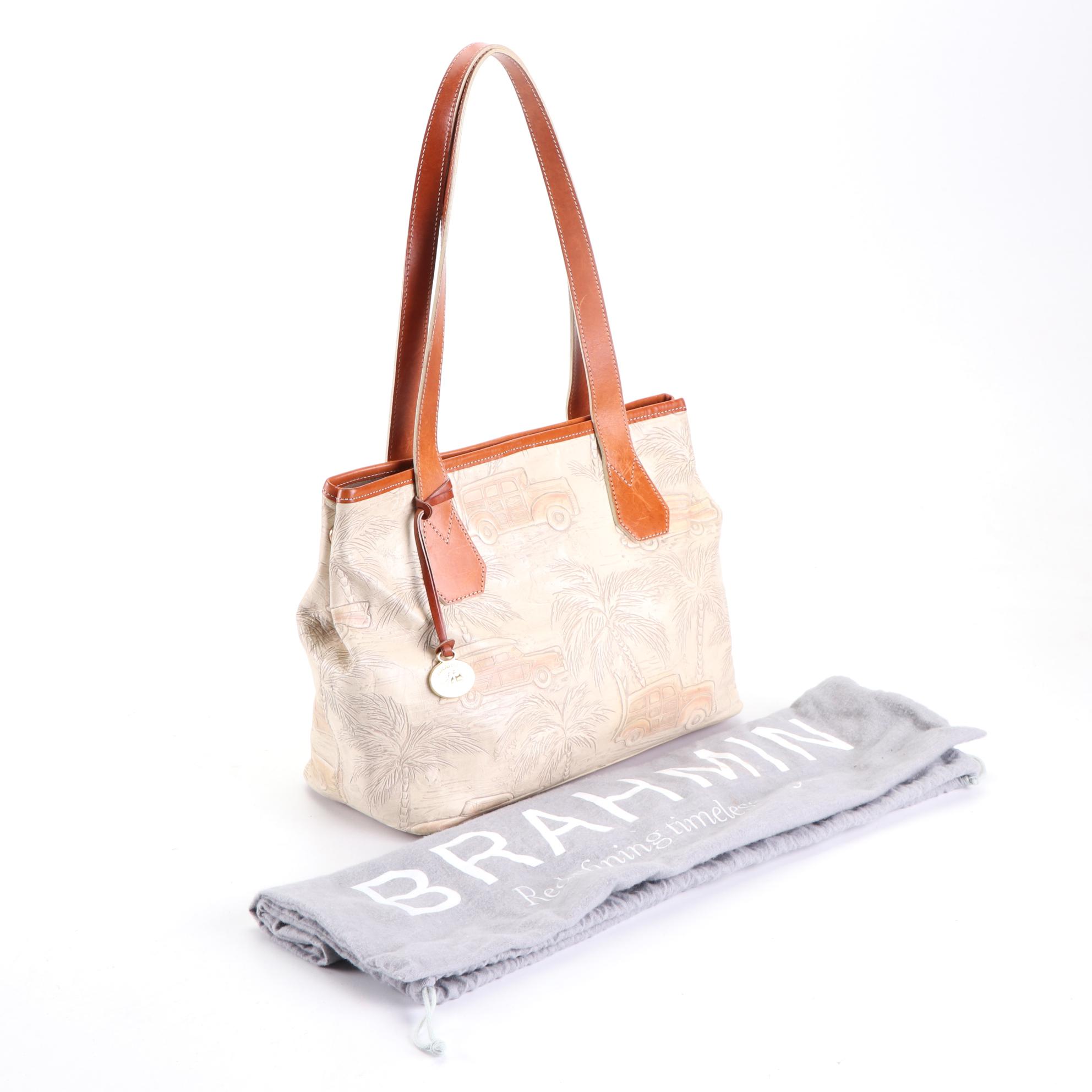 Brahmin Copa Cabana and Angelfish Embossed Leather Bags