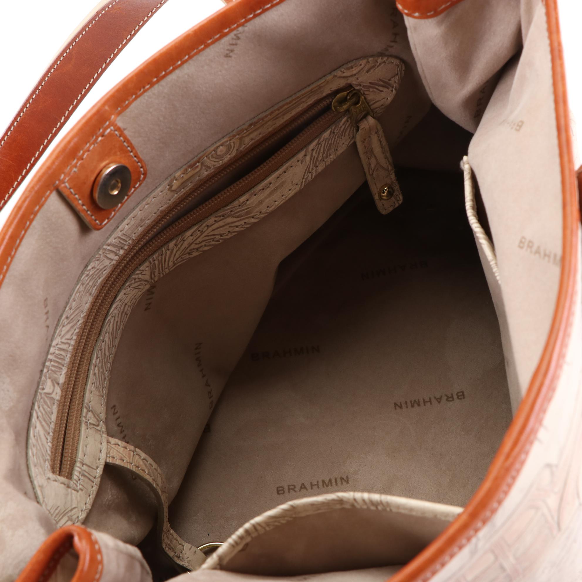 Brahmin Copa Cabana and Angelfish Embossed Leather Bags