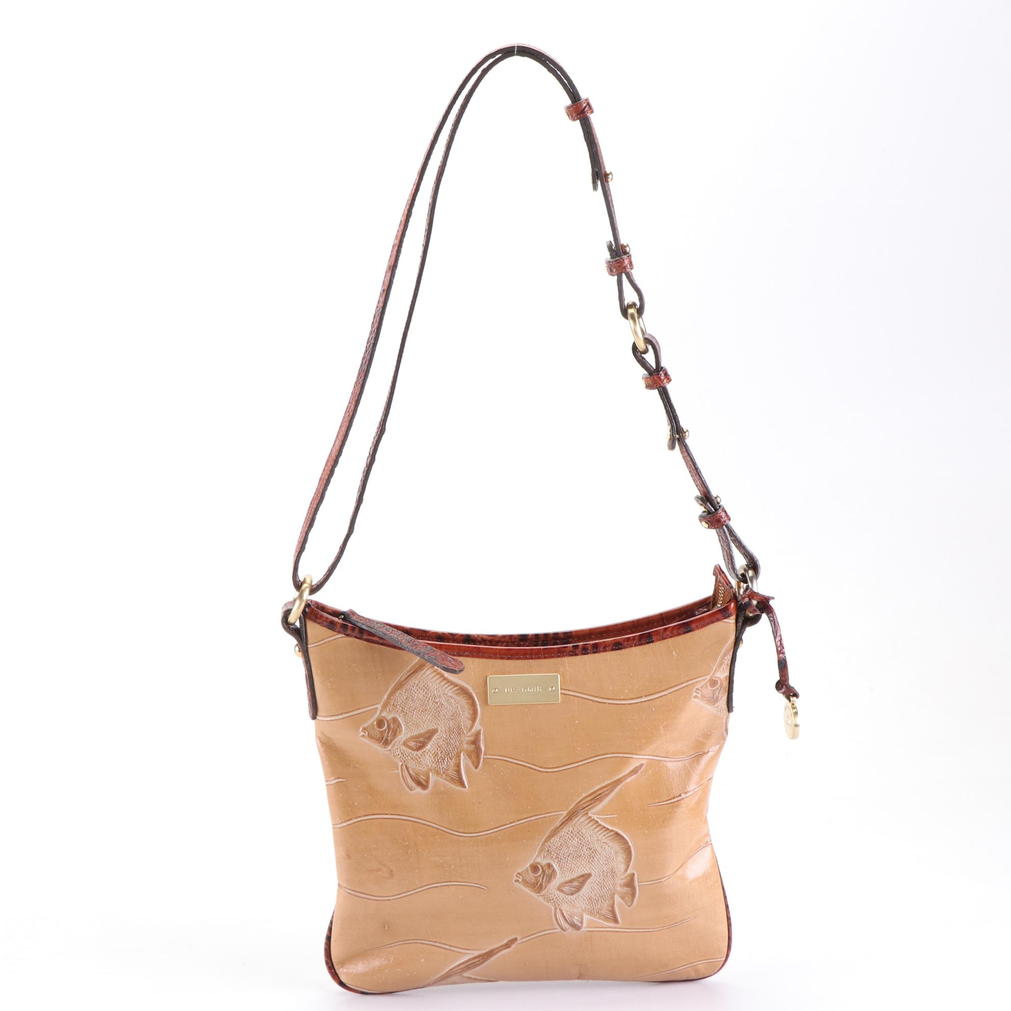 Brahmin Copa Cabana and Angelfish Embossed Leather Bags