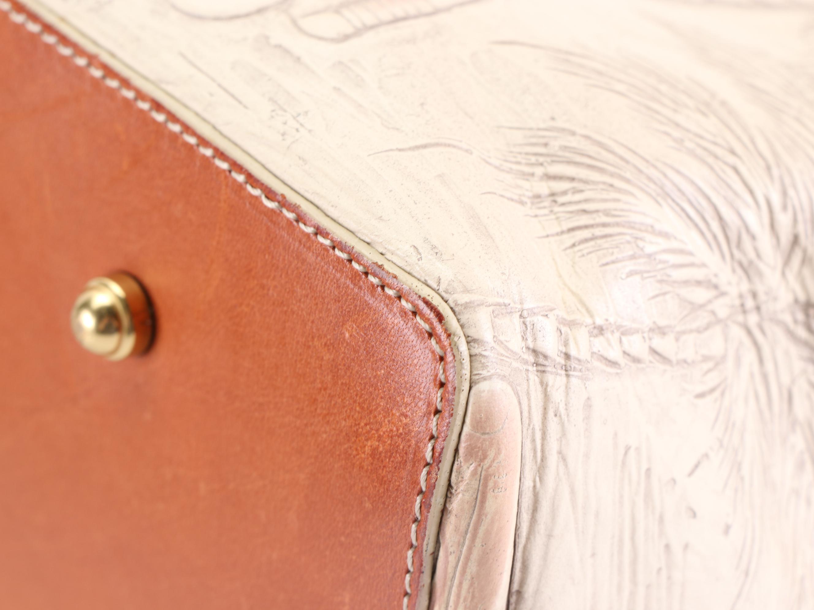 Brahmin Copa Cabana and Angelfish Embossed Leather Bags