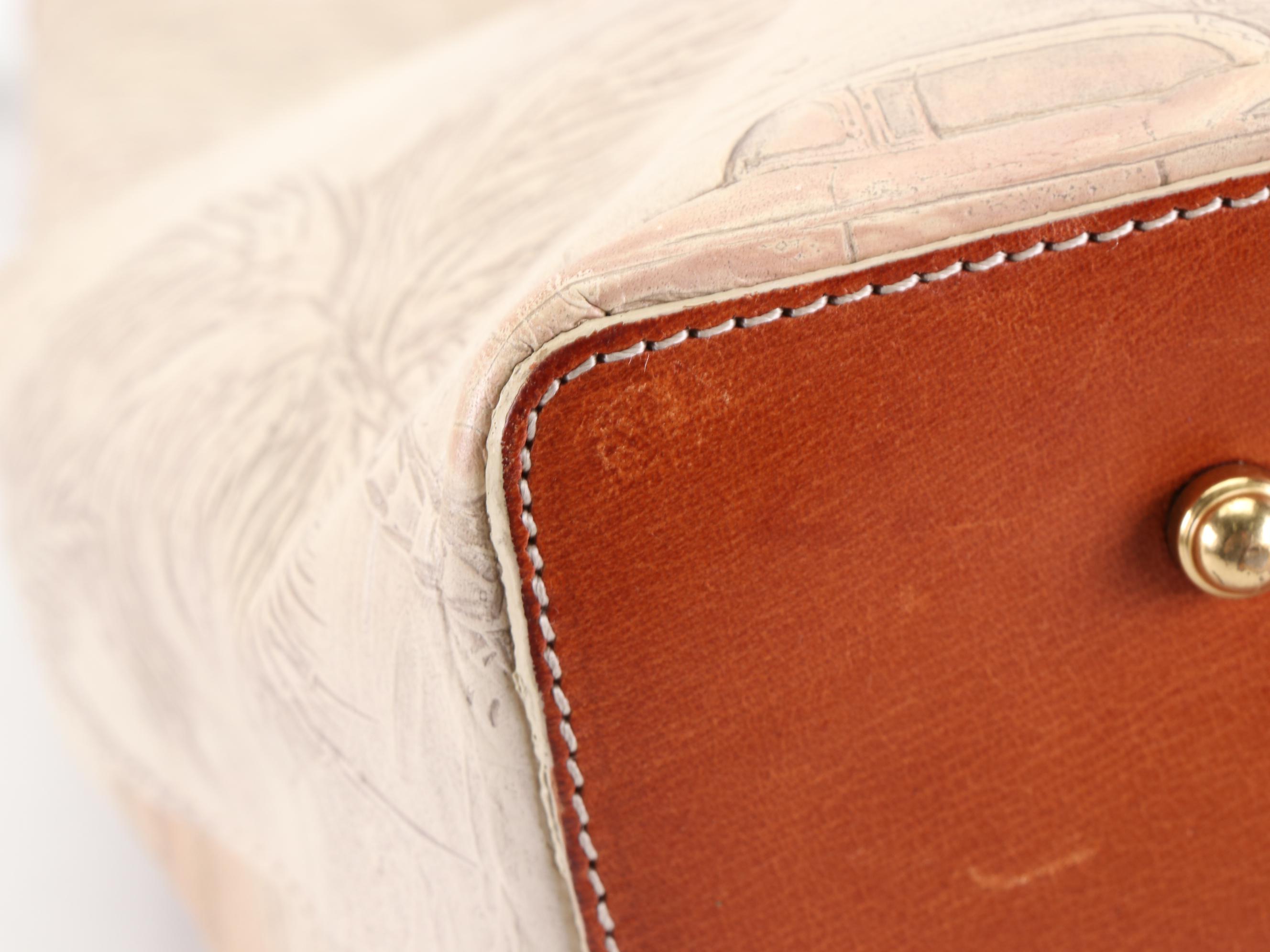 Brahmin Copa Cabana and Angelfish Embossed Leather Bags