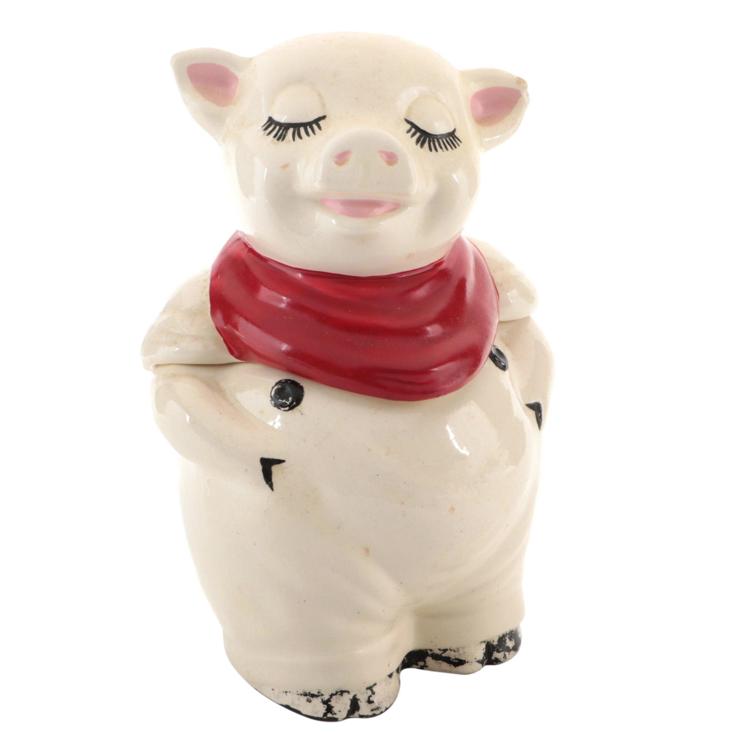 Shawnee "Smiley Pig" Cookie Jar, 1940s