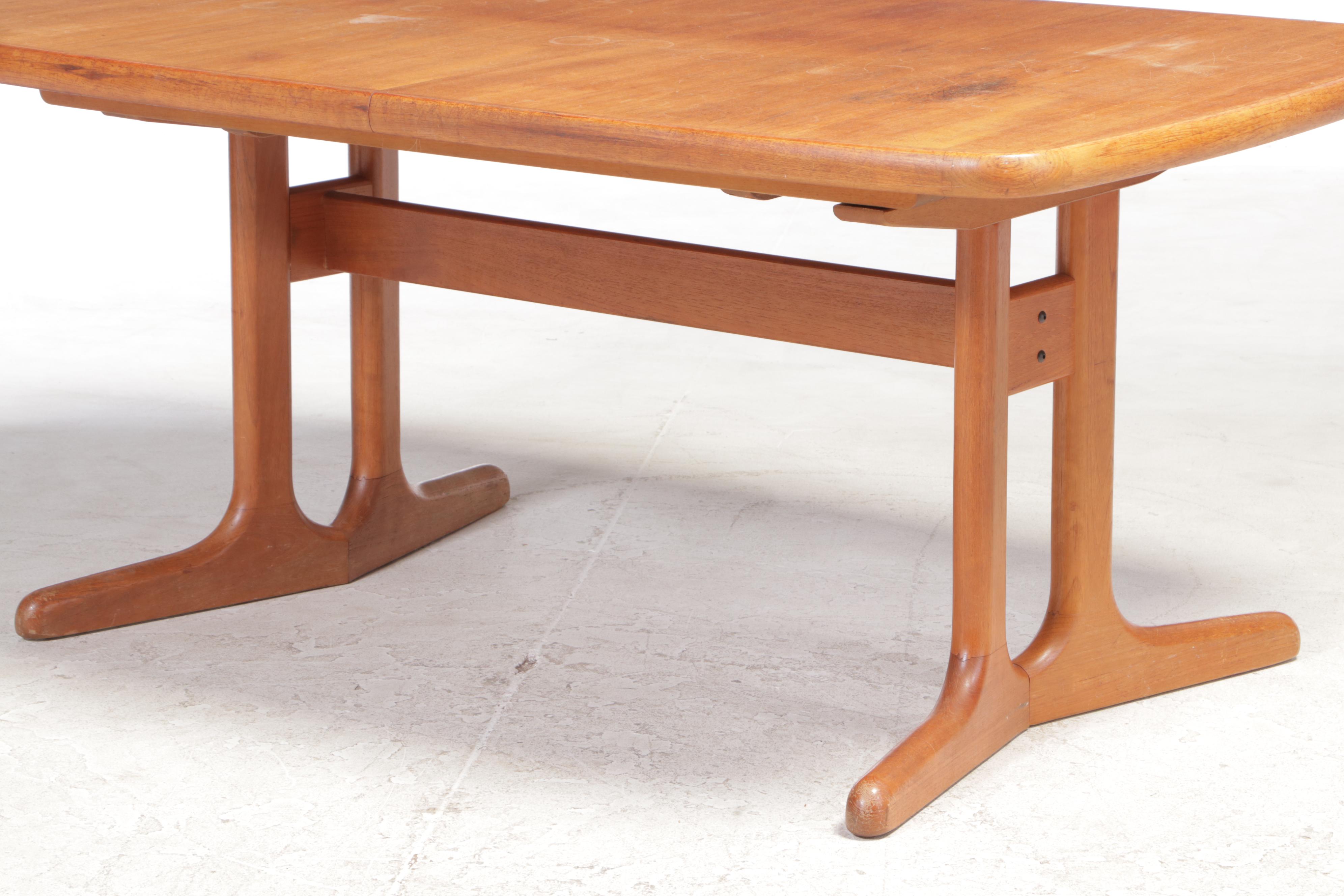 Danish Modern Teak Dining Table