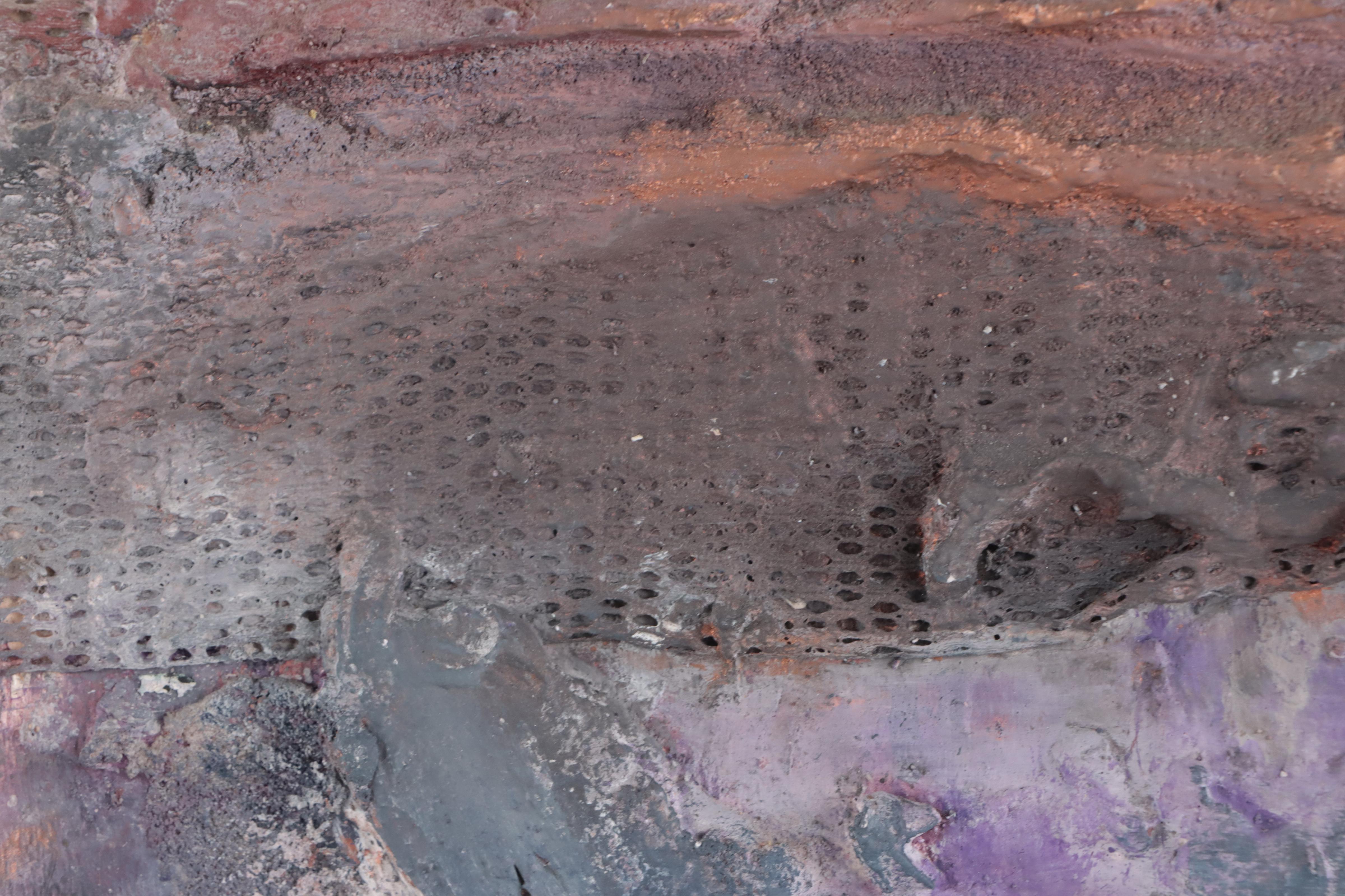 Juliet Holland Mixed Media Painting "Forzivia #25," 1992