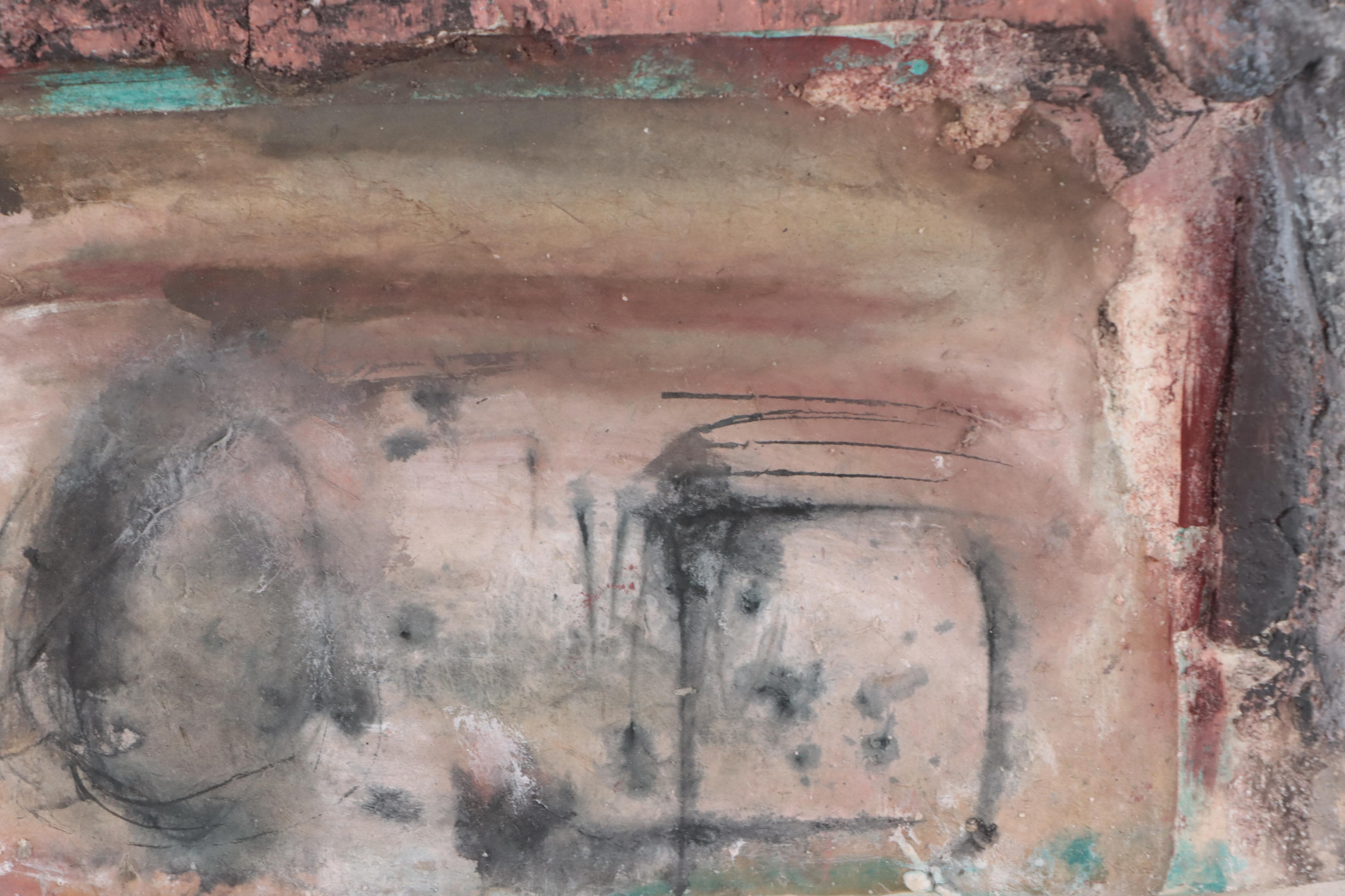 Juliet Holland Mixed Media Painting "Beach Symphony #3," 1992 - 1994