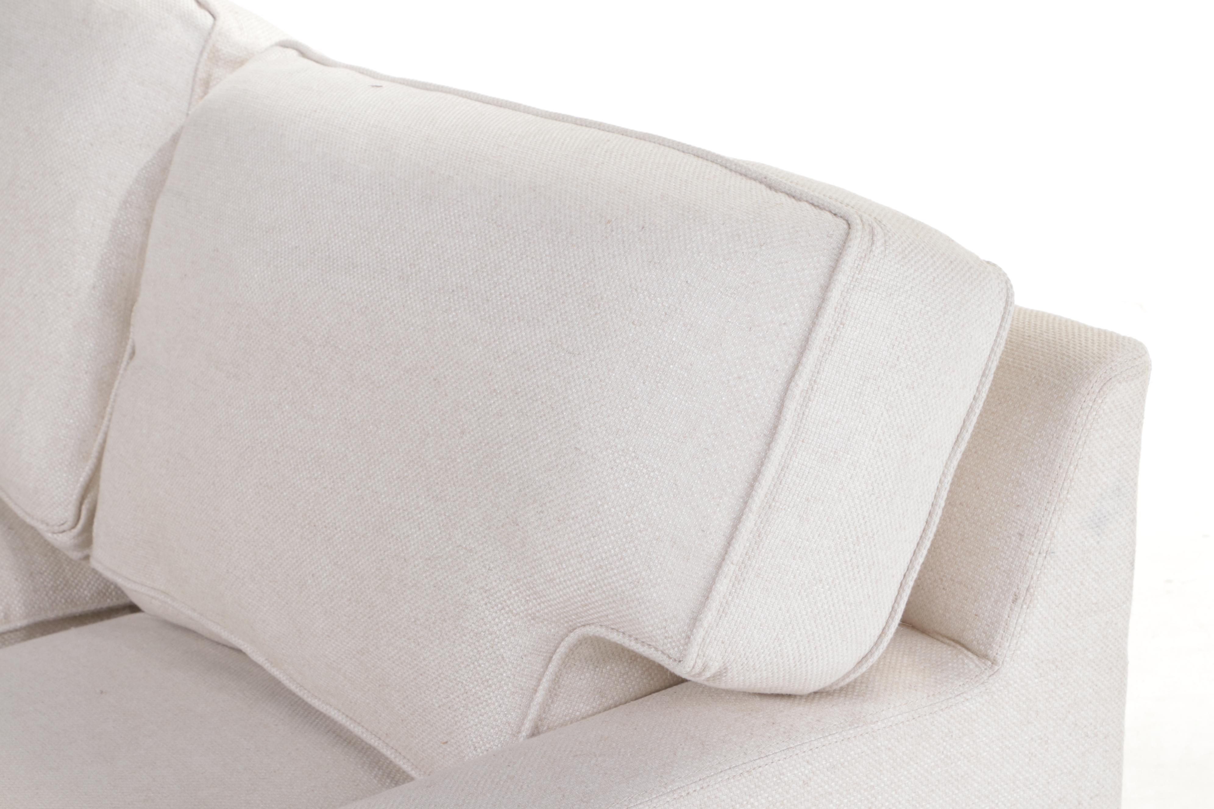 Frontgate Upholstered Sectional Sofa with Throw Pillows