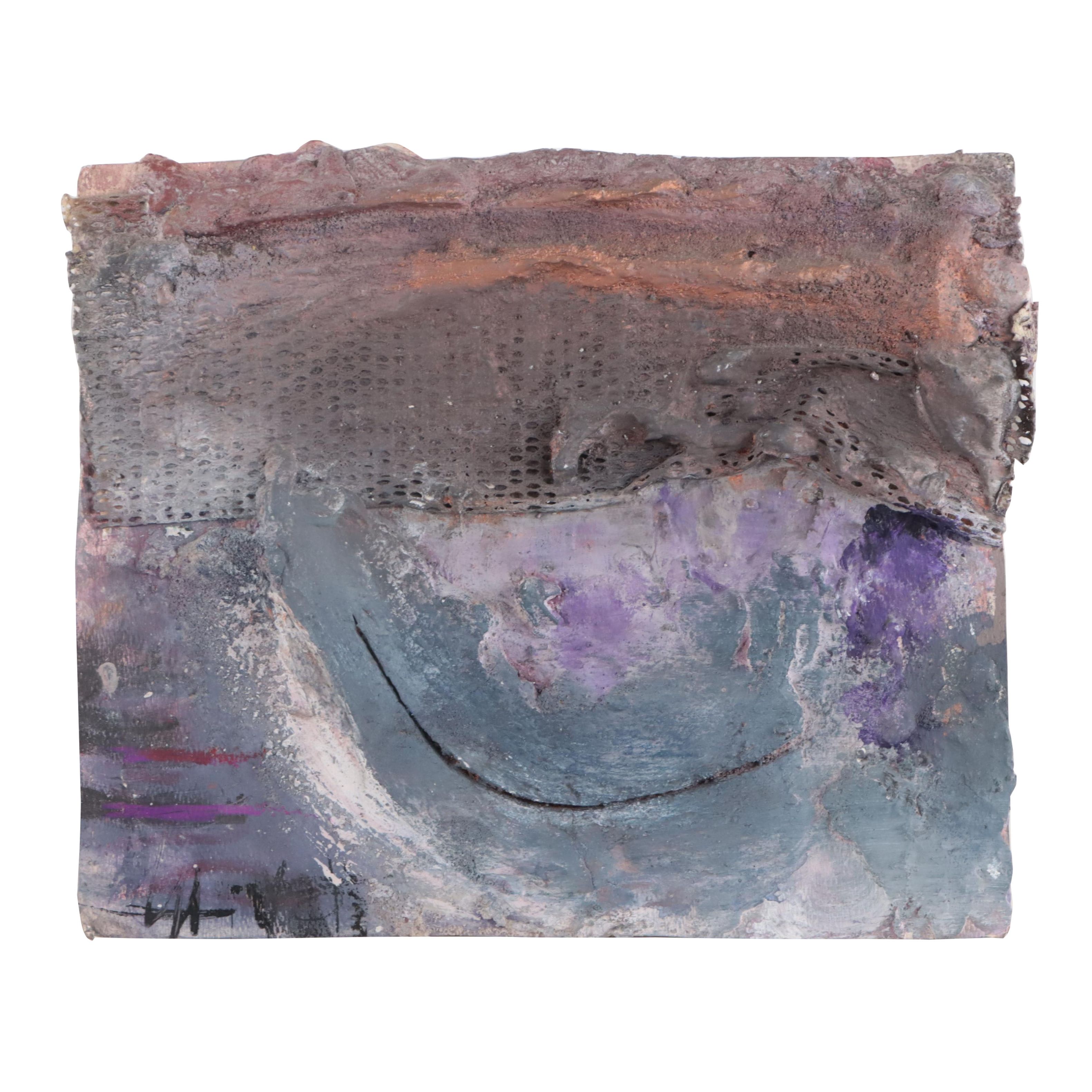 Juliet Holland Mixed Media Painting "Forzivia #25," 1992