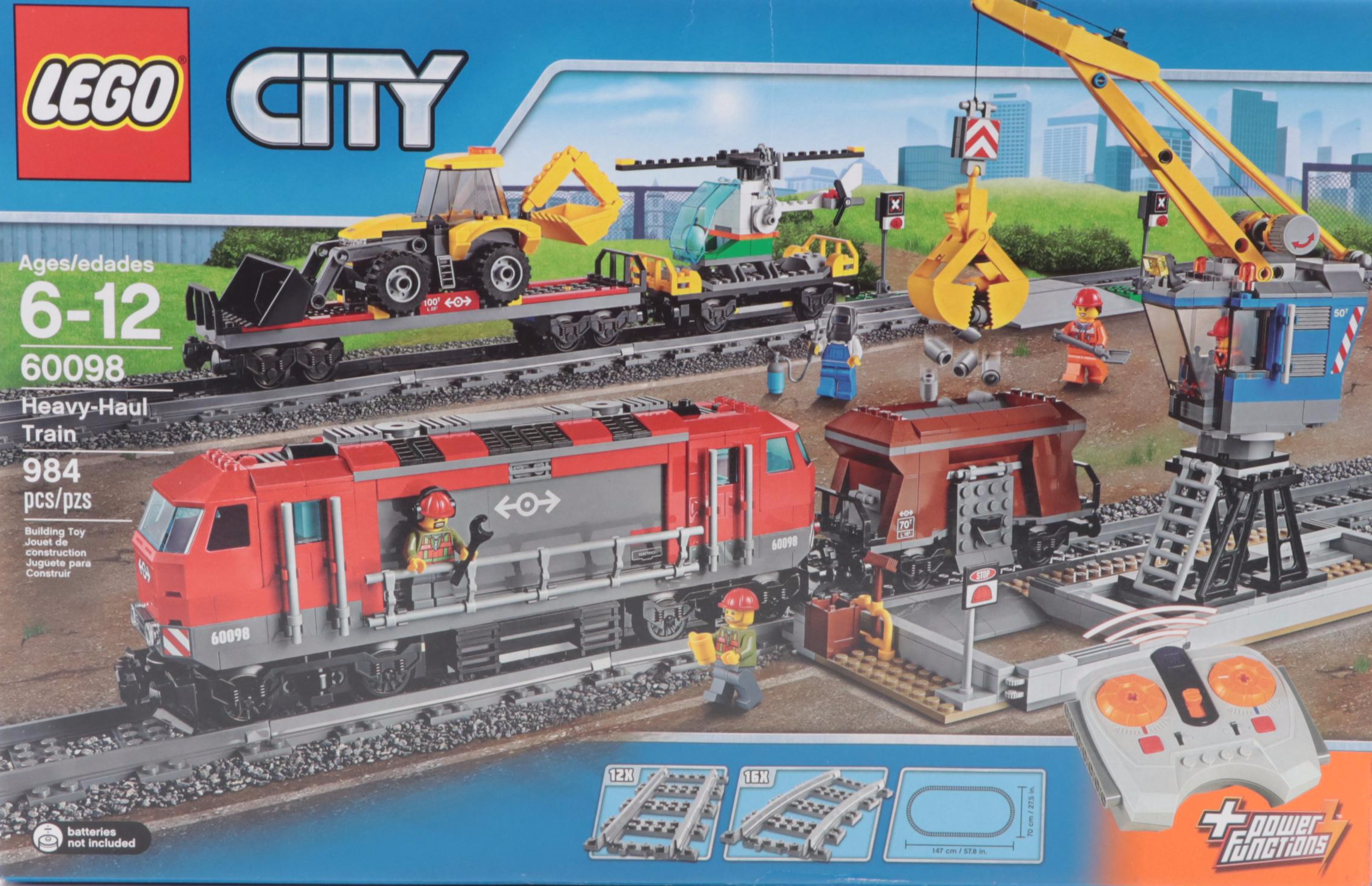 LEGO CITY "Heavy-Haul Train" With Characters