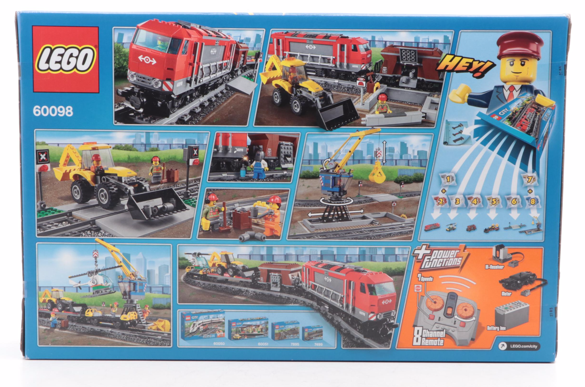 LEGO CITY "Heavy-Haul Train" With Characters