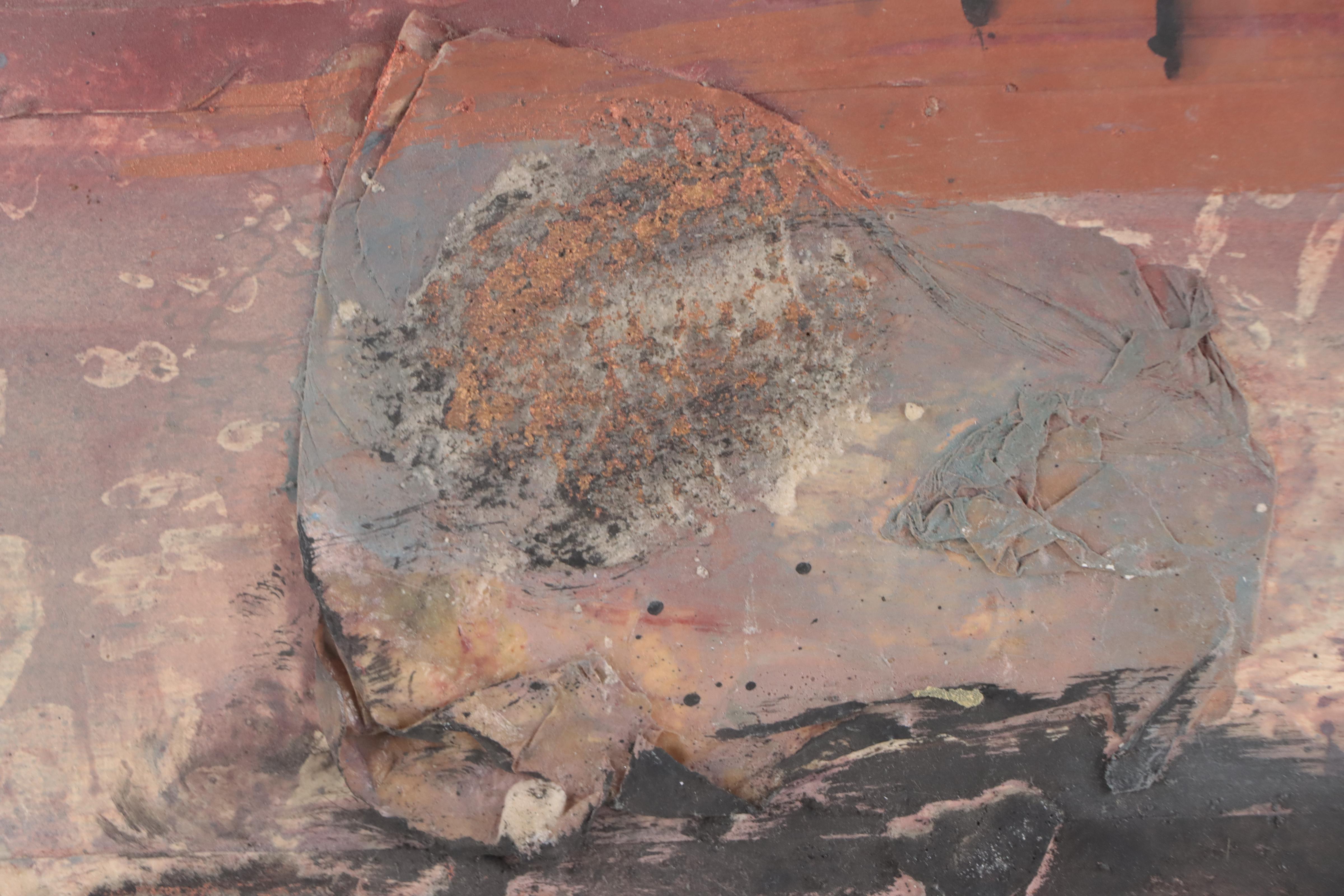 Juliet Holland Mixed Media Painting, 1989