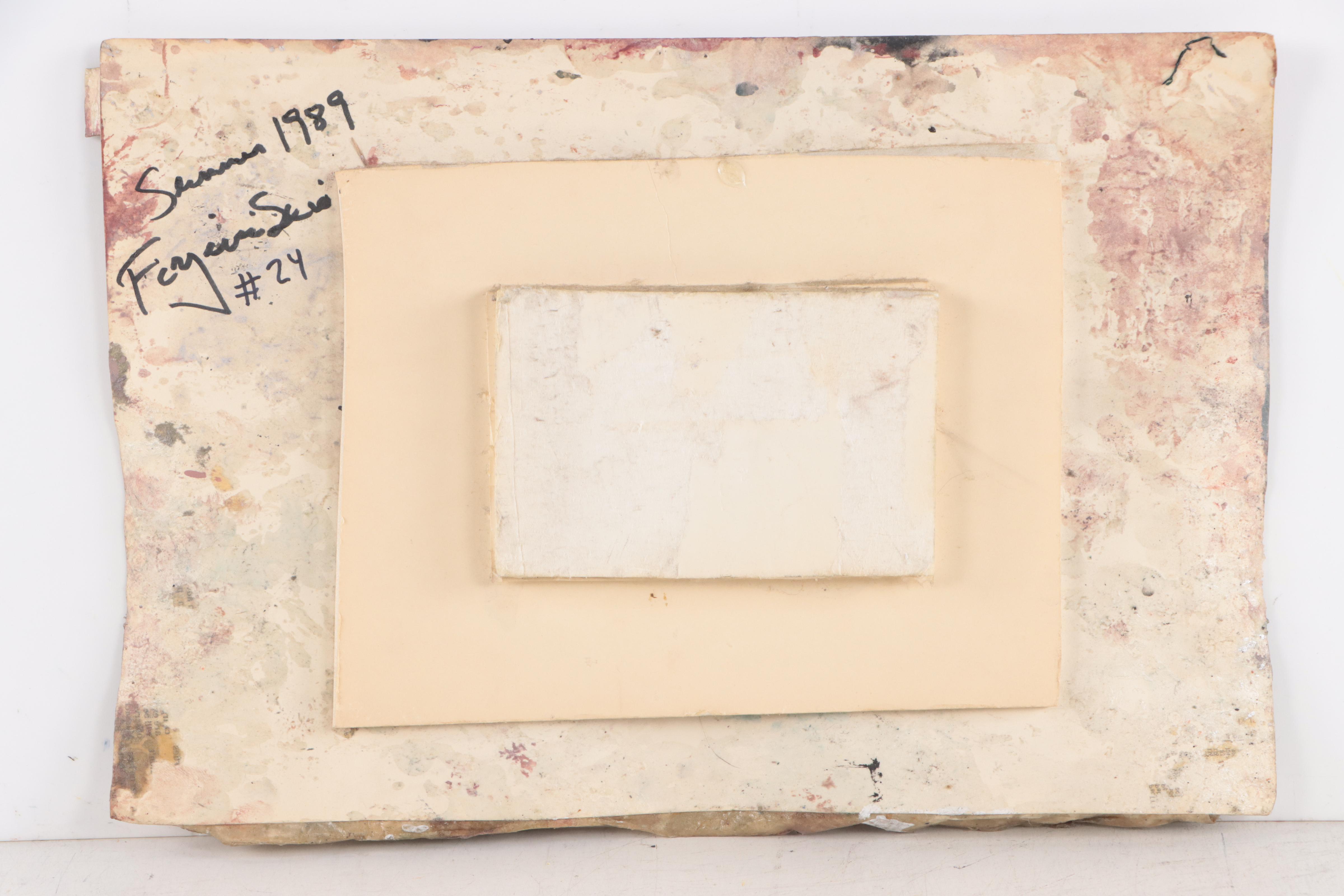 Juliet Holland Mixed Media Painting, 1989