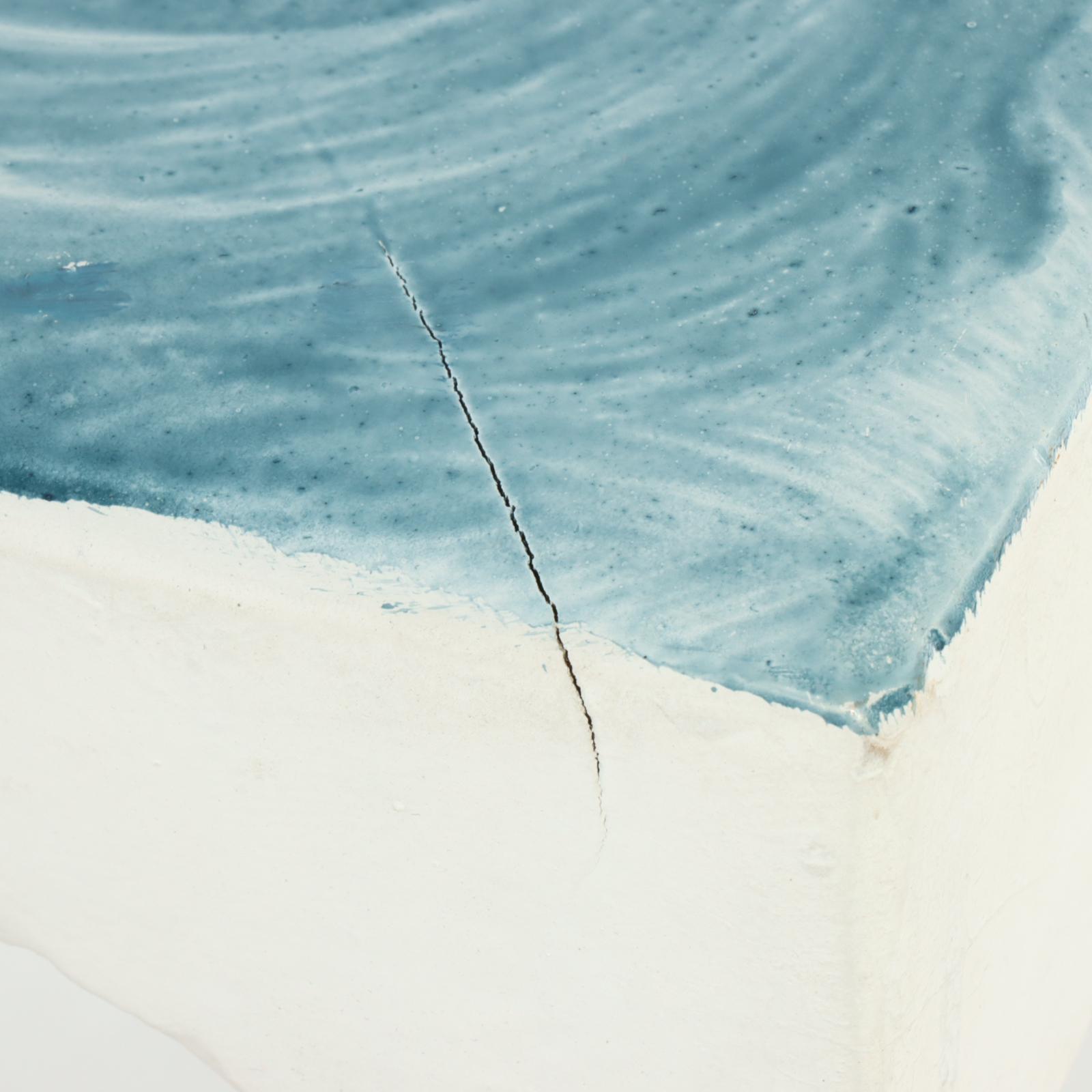 Paint-Decorated Tree Root Console Table