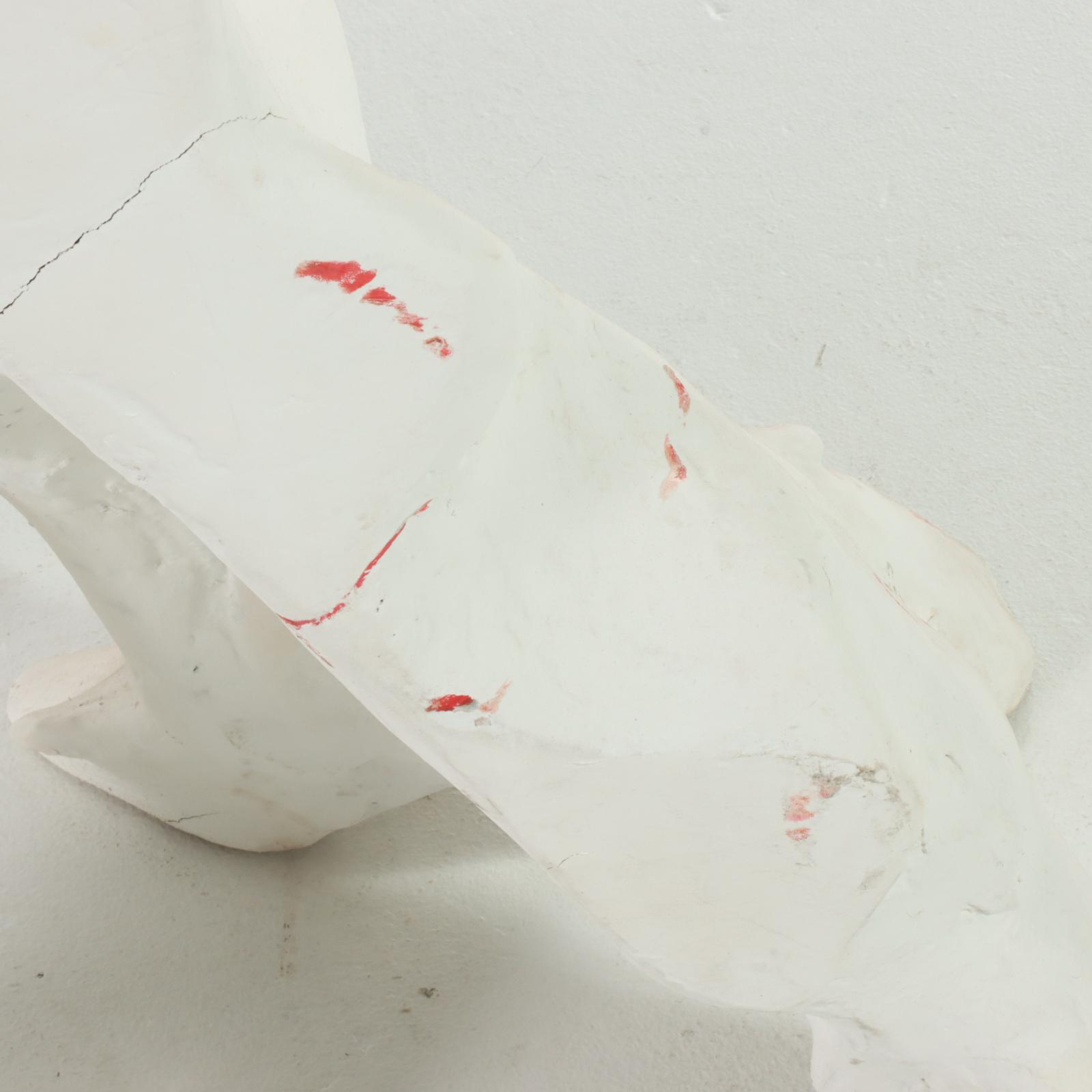 Paint-Decorated Tree Root Console Table