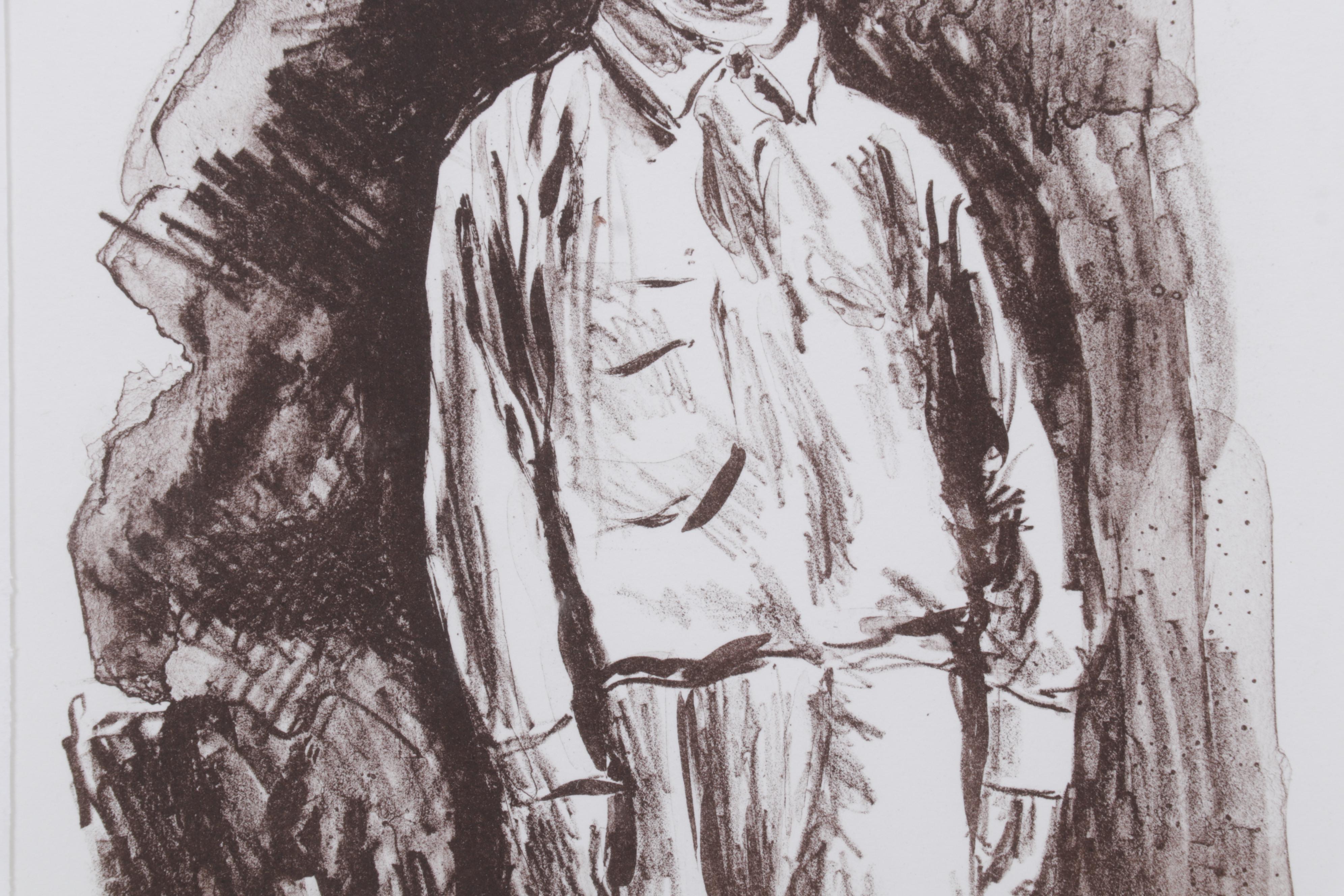 Sidney Chafetz Lithograph "Philip Gabrilowitz," 1998