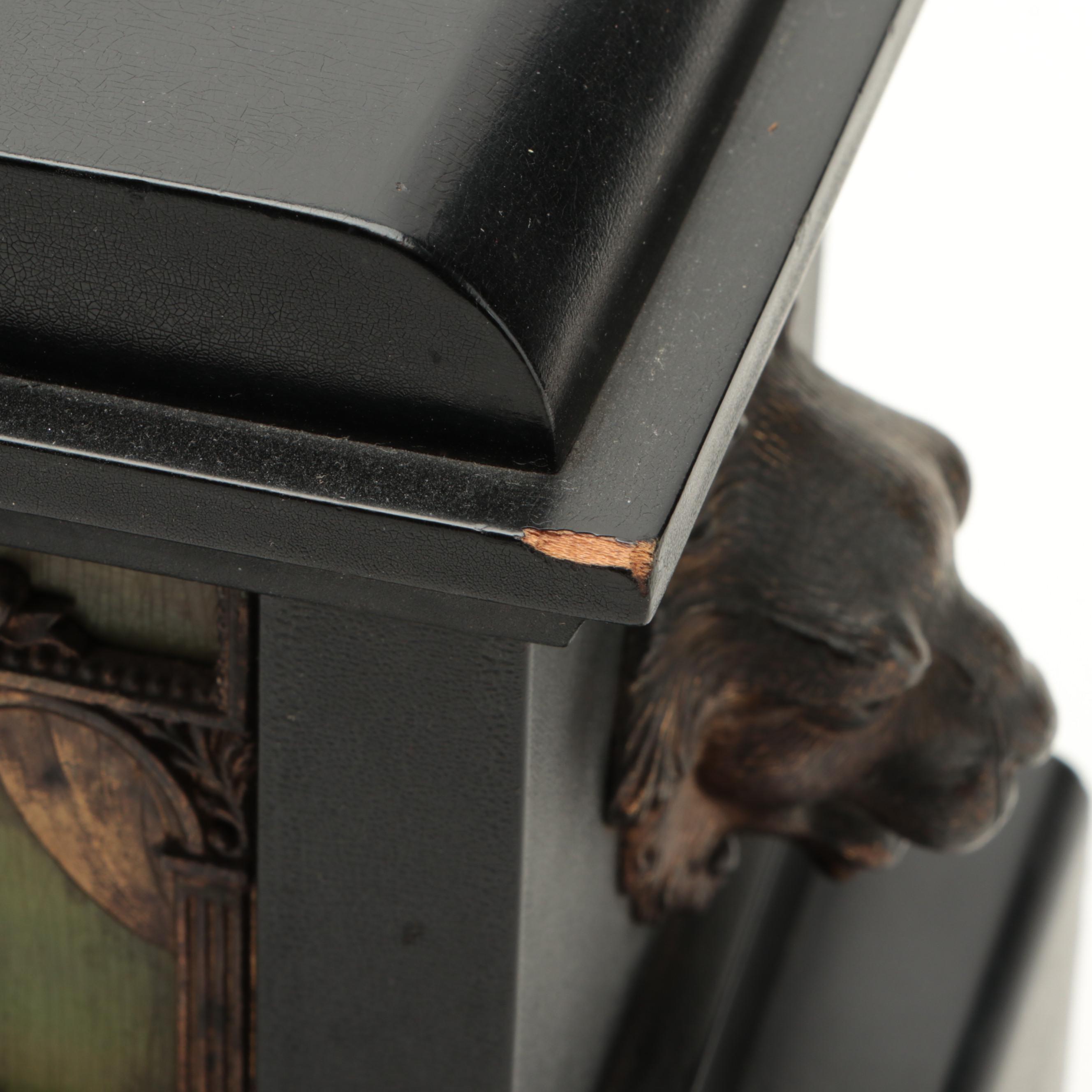 E. Ingraham Co. Ebonized Mantel Clock, Early 20th Century