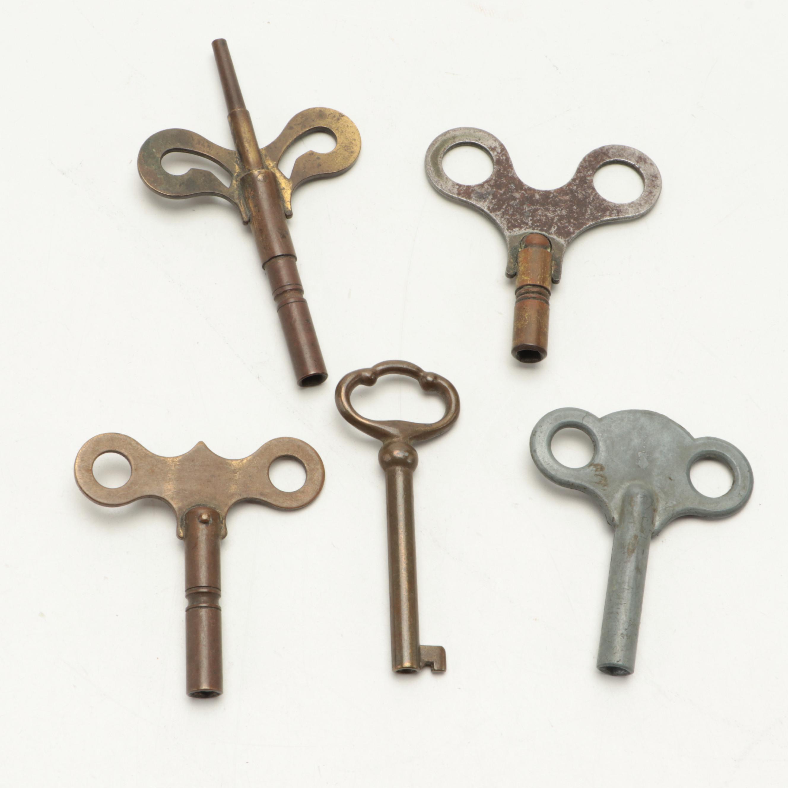 E. Ingraham Co. Ebonized Mantel Clock, Early 20th Century