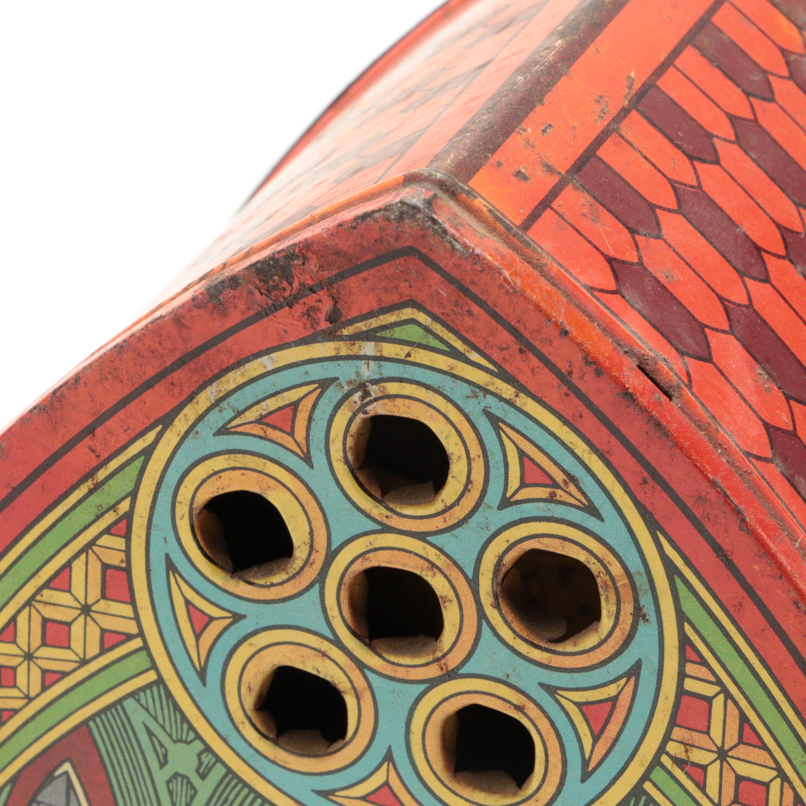 J. Chein Tin Lithograph Crank Handle Church Organ Toy