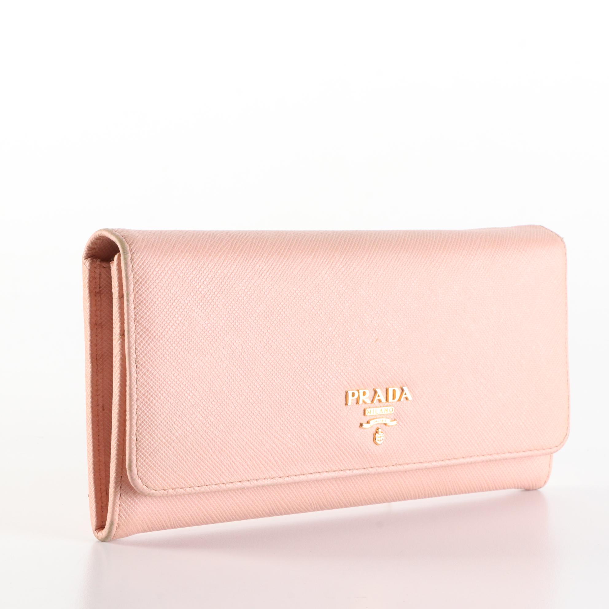 Prada Saffiano Leather Continental Wallet