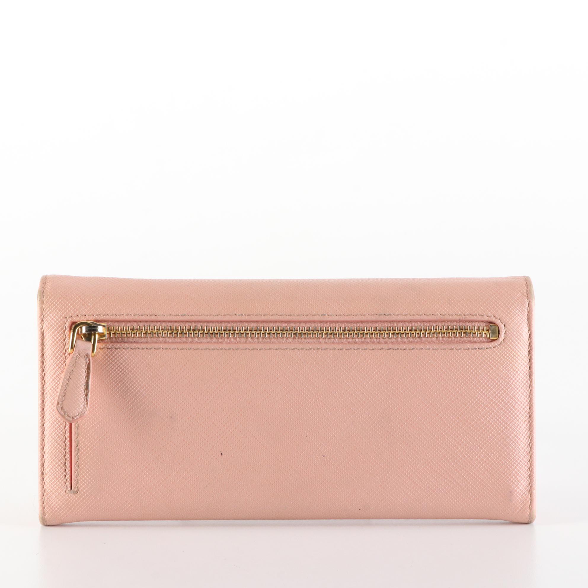Prada Saffiano Leather Continental Wallet